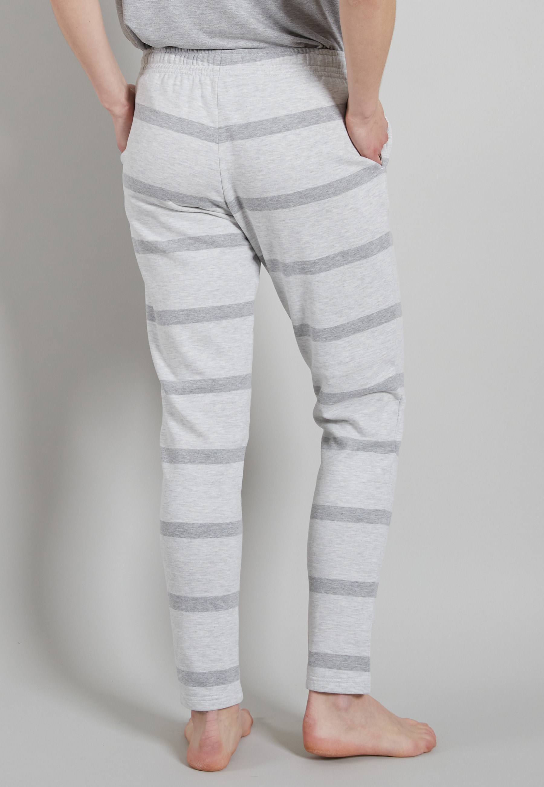 TOM TAILOR Loungehose »Manila«, mit melierter und gestreifter Optik
