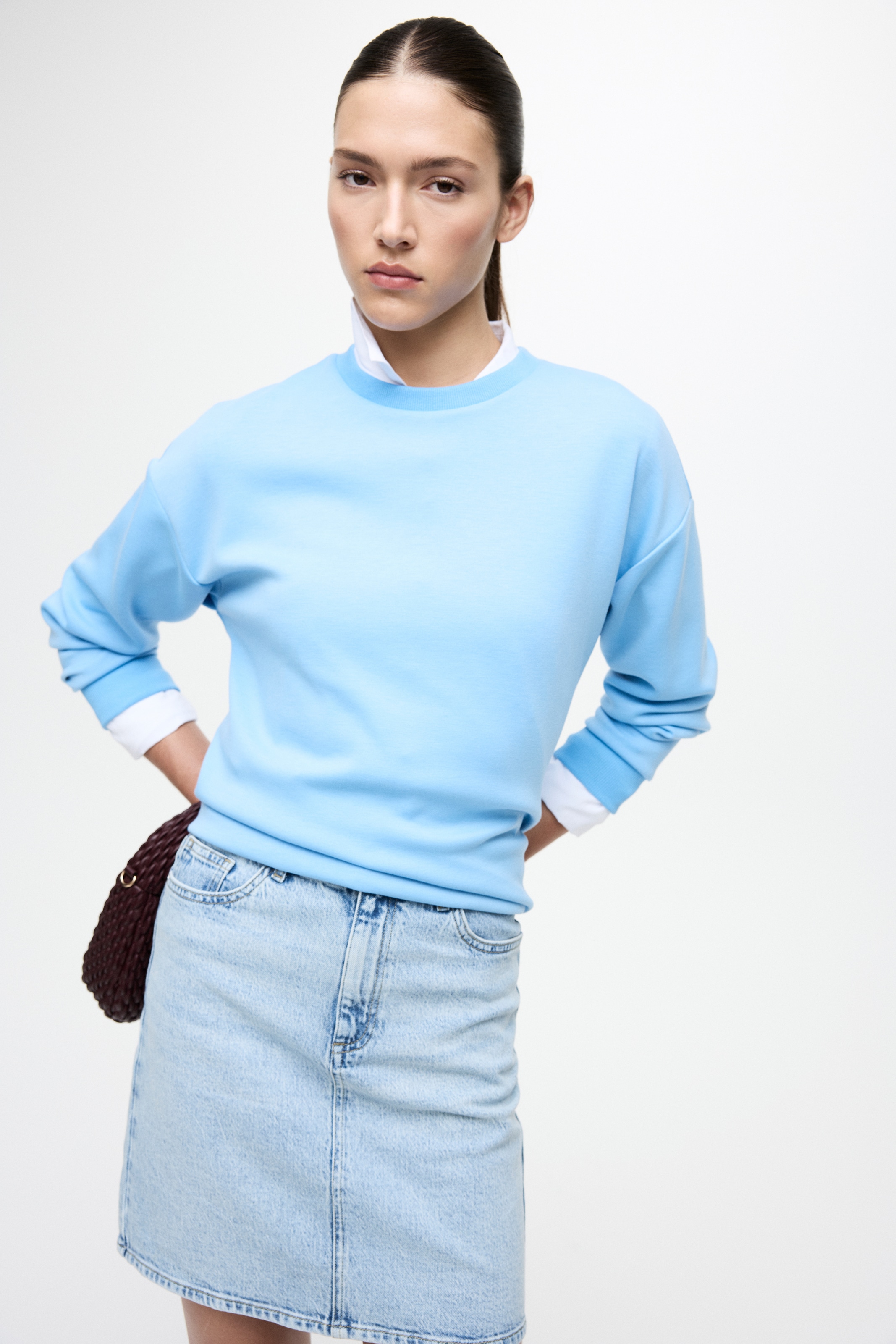 Vila Sweatshirt »VISANDY L/S SWEAT TOP - NOOS«, Viskosemischung, regular fit
