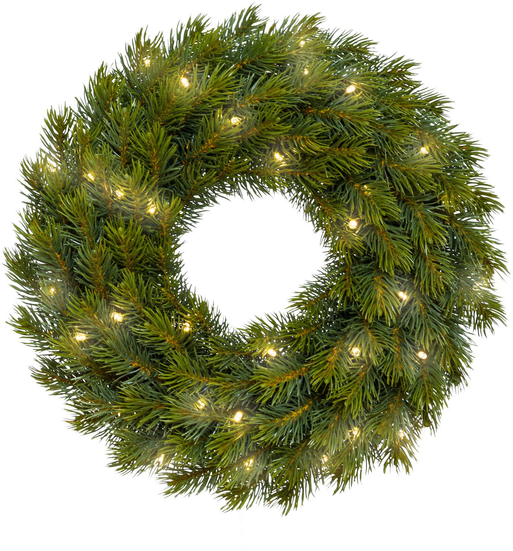 Image of Creativ light Dekokranz, 40 LED, 107 Tannenspitzen bei Ackermann Versand Schweiz