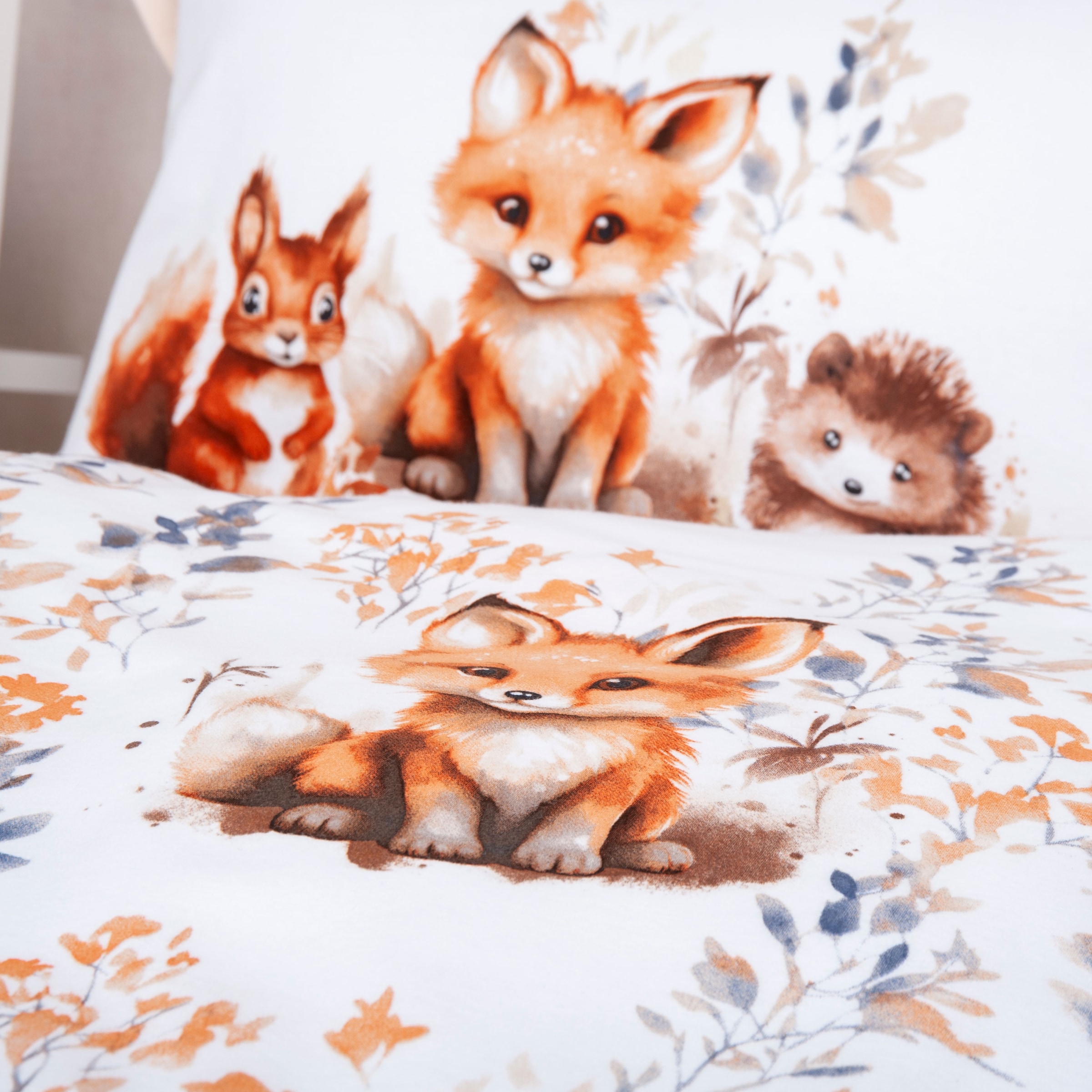 Baby Best Babybettwäsche »Baby Best Little Forest« 2 Stk. Flanellbettwäsche