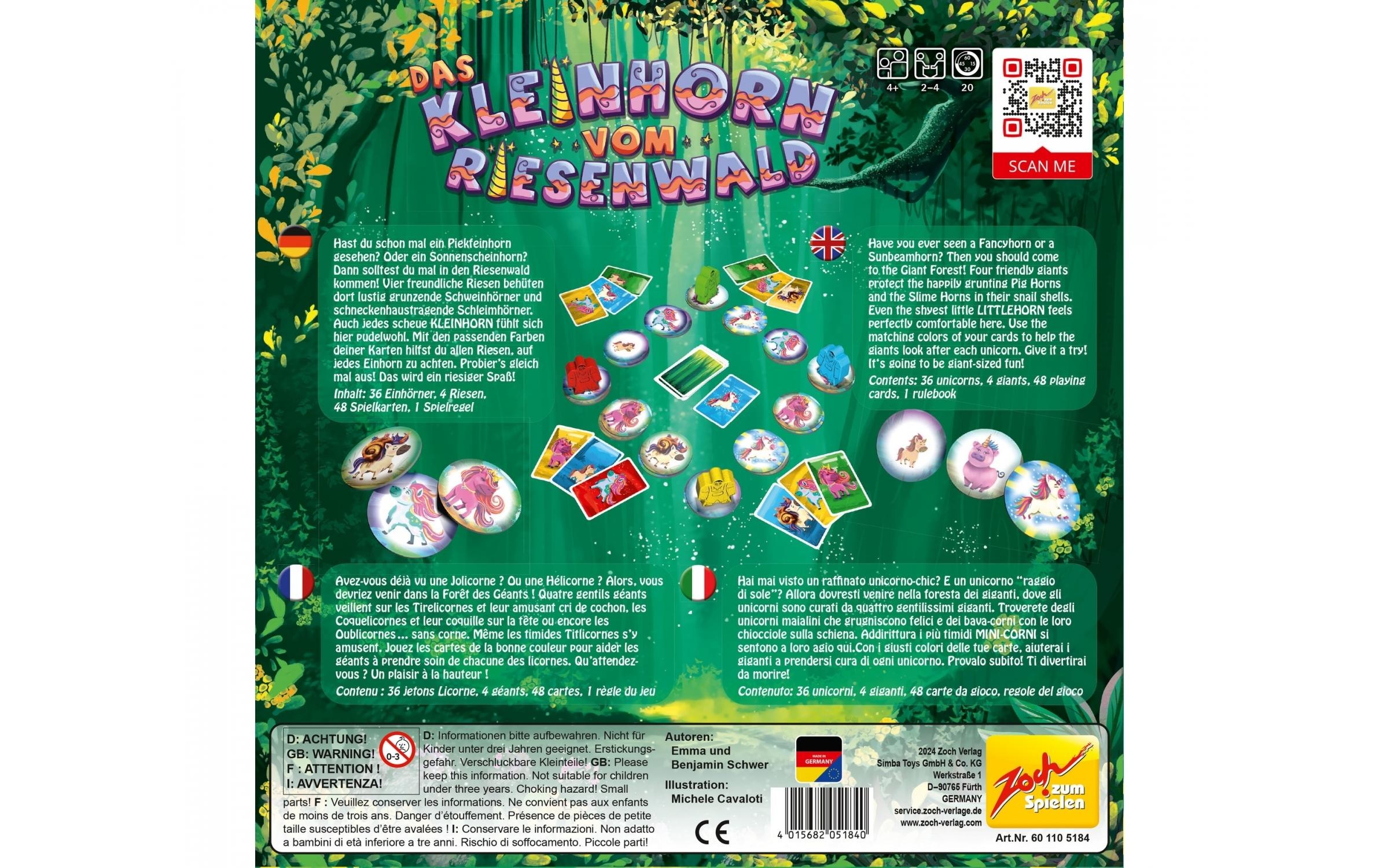 Zoch Jeu »Das Kleinhorn vom Riesenwald«