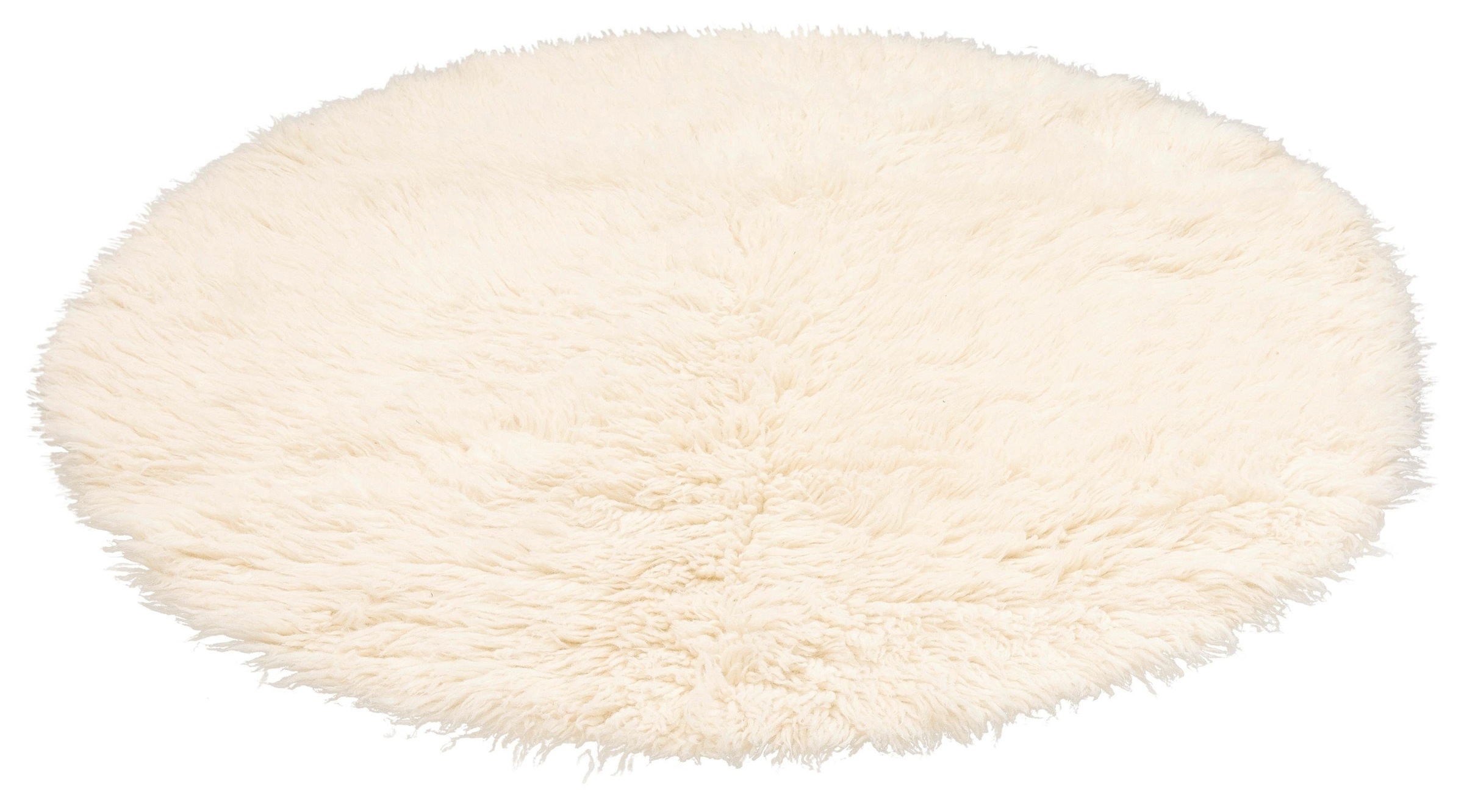 Image of Leonique Wollteppich »Kjara«, rund, 40 mm Höhe, reine Wolle, echter Flokati, handgewebter Teppich, ideale Teppiche für Wohnzimmer, Schlafzimmer, Arbeitszimmer bei Ackermann Versand Schweiz