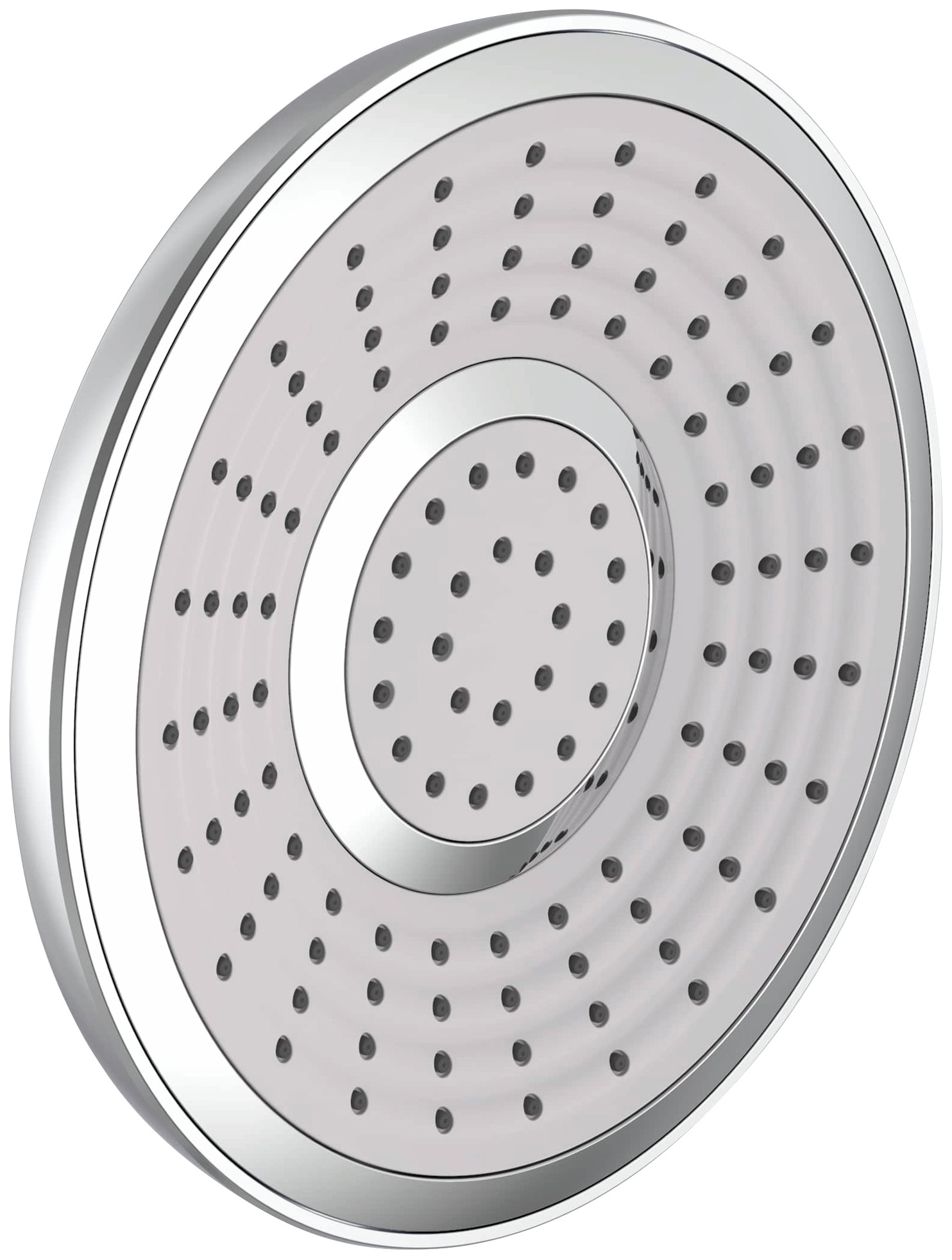 Image of Schütte Duschbrause "Grenoble" Regendusche Ø 22cm, Duschkopf mit Antikalk-Noppen, Chrom