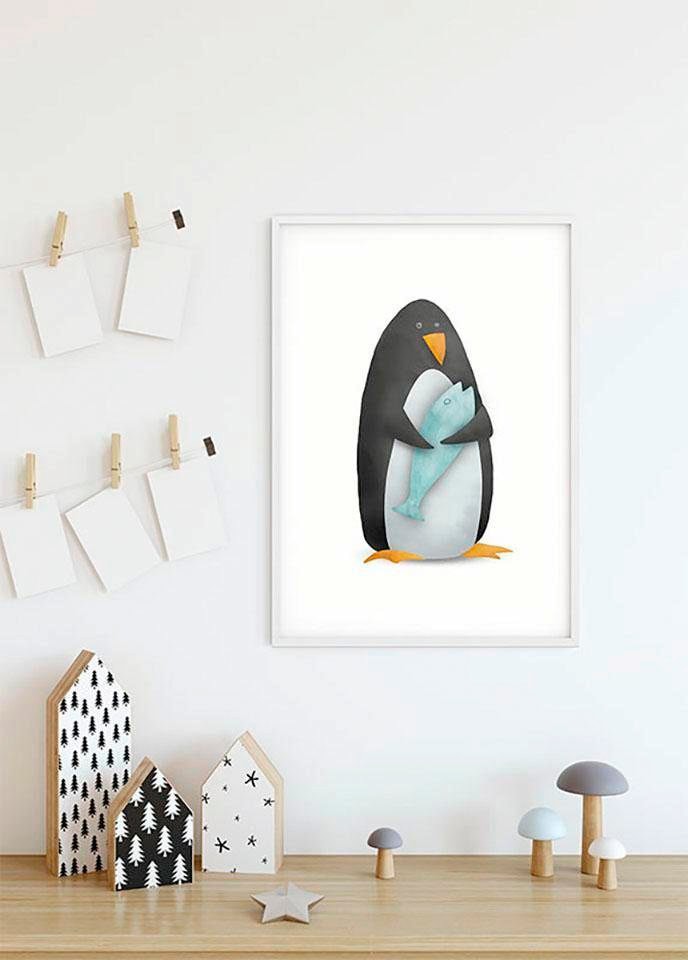 Komar Image »Cute Animal Penguin« 1 cuis tlg. Wandbild zur Dekoration - ohne Rahmen