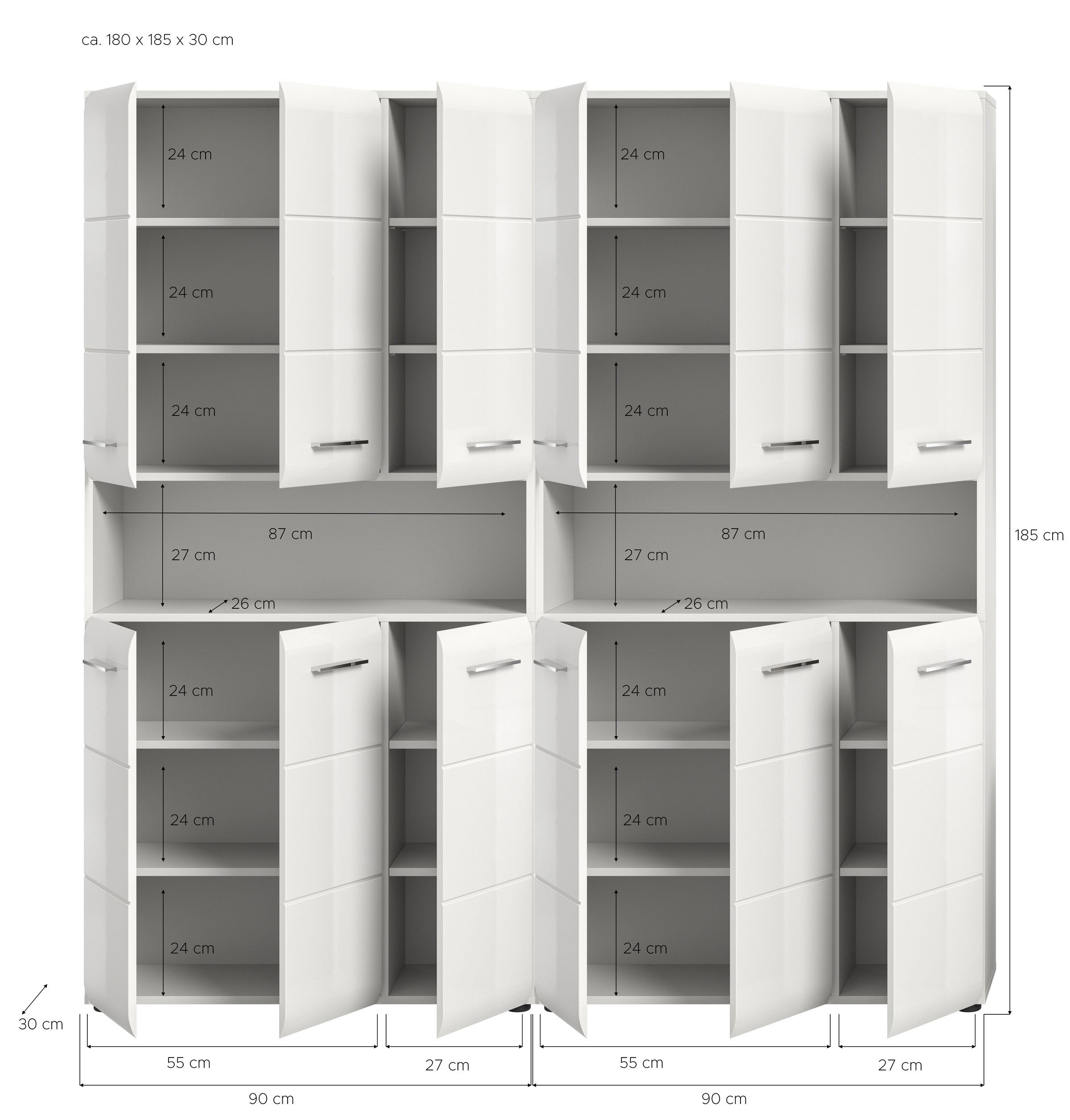 INOSIGN Ensemble de salle de bains Set, 2 cuis tlg.