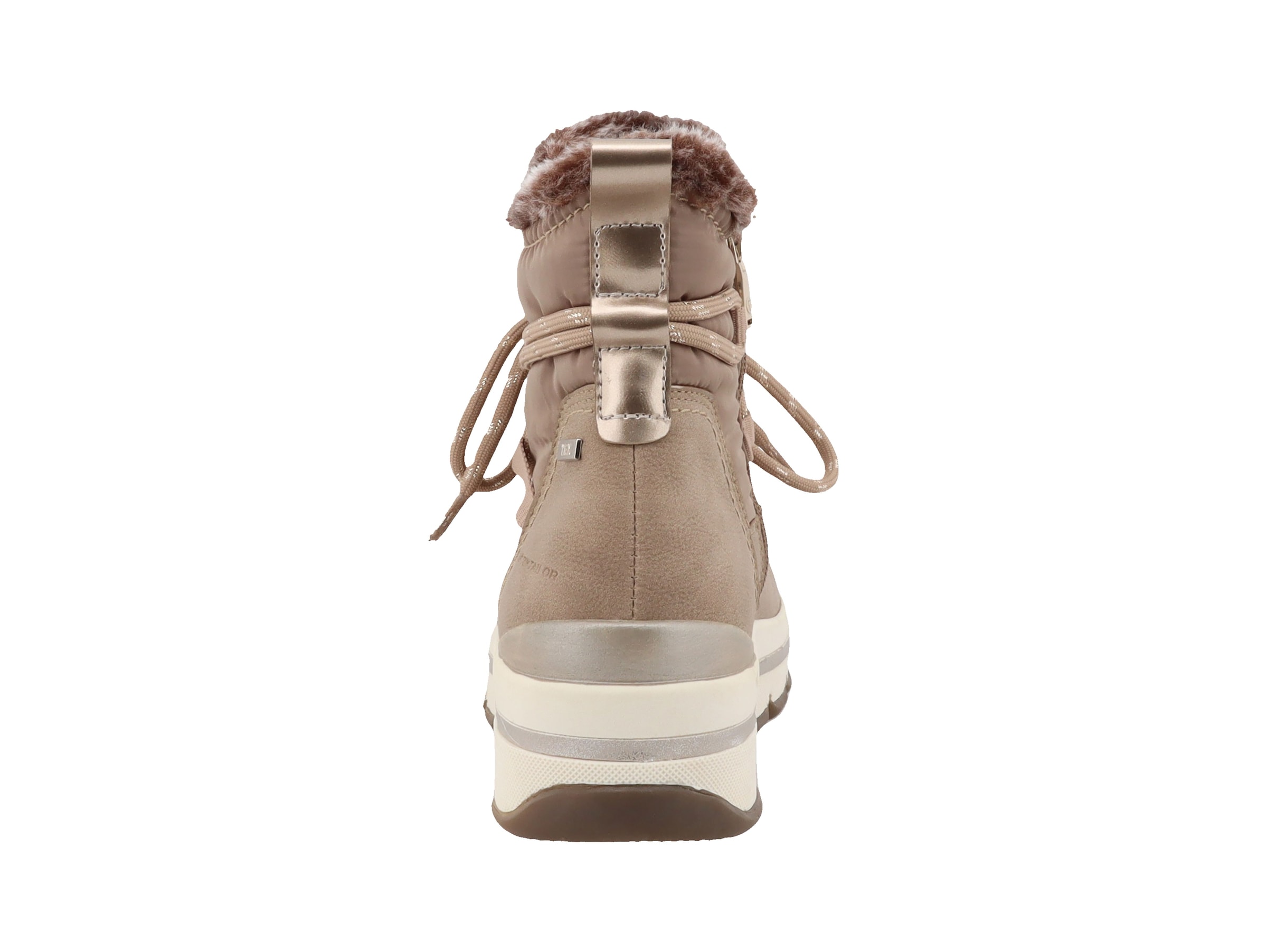 TOM TAILOR Bottes d'hiver  avec col en fausse fourrure
