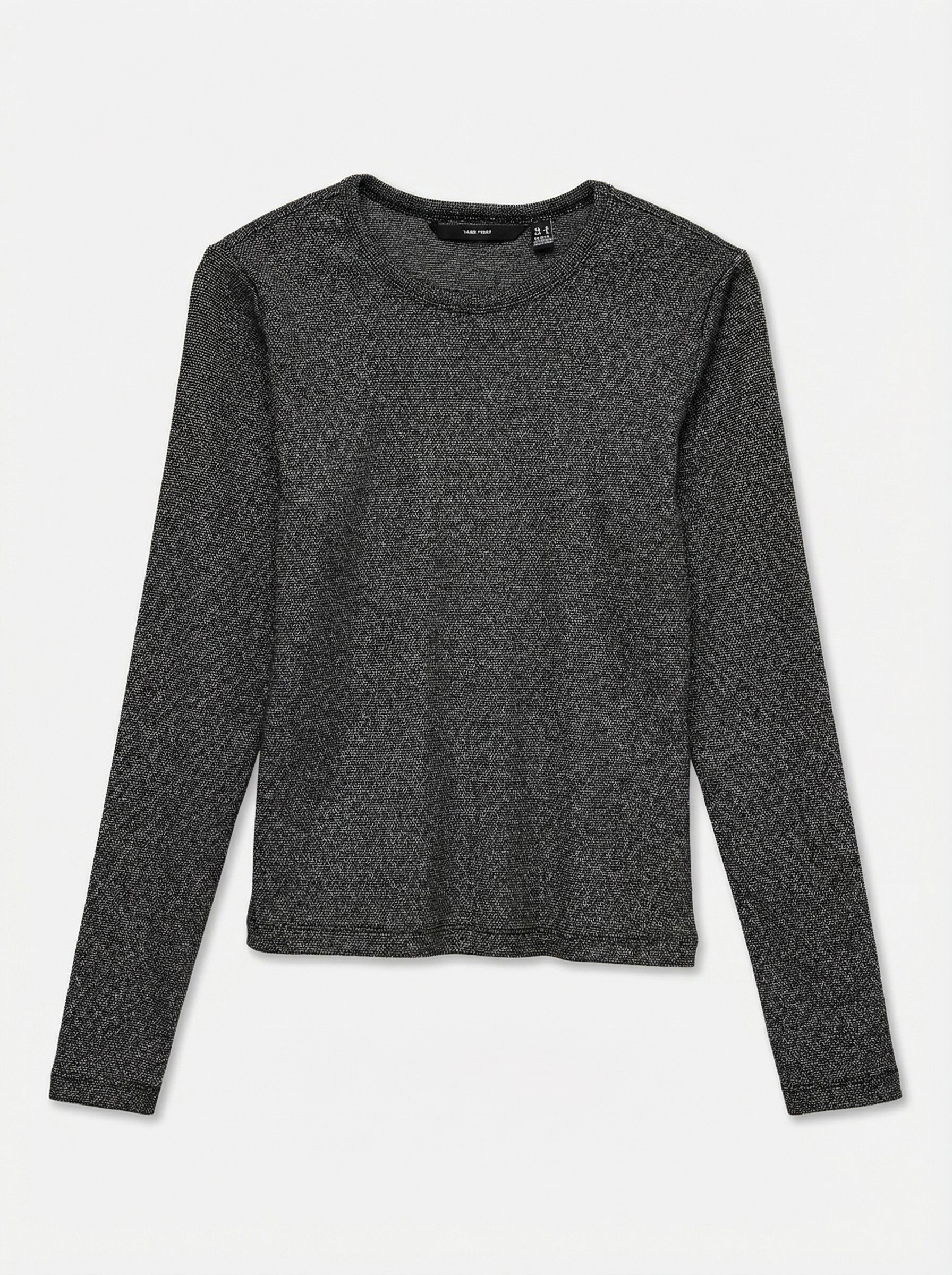 Vero Moda Langarmshirt »VMCHLOE LUREX LS SHORT TOP JRS NOOS« Baumwollmischung,  Glitzer-Effekt