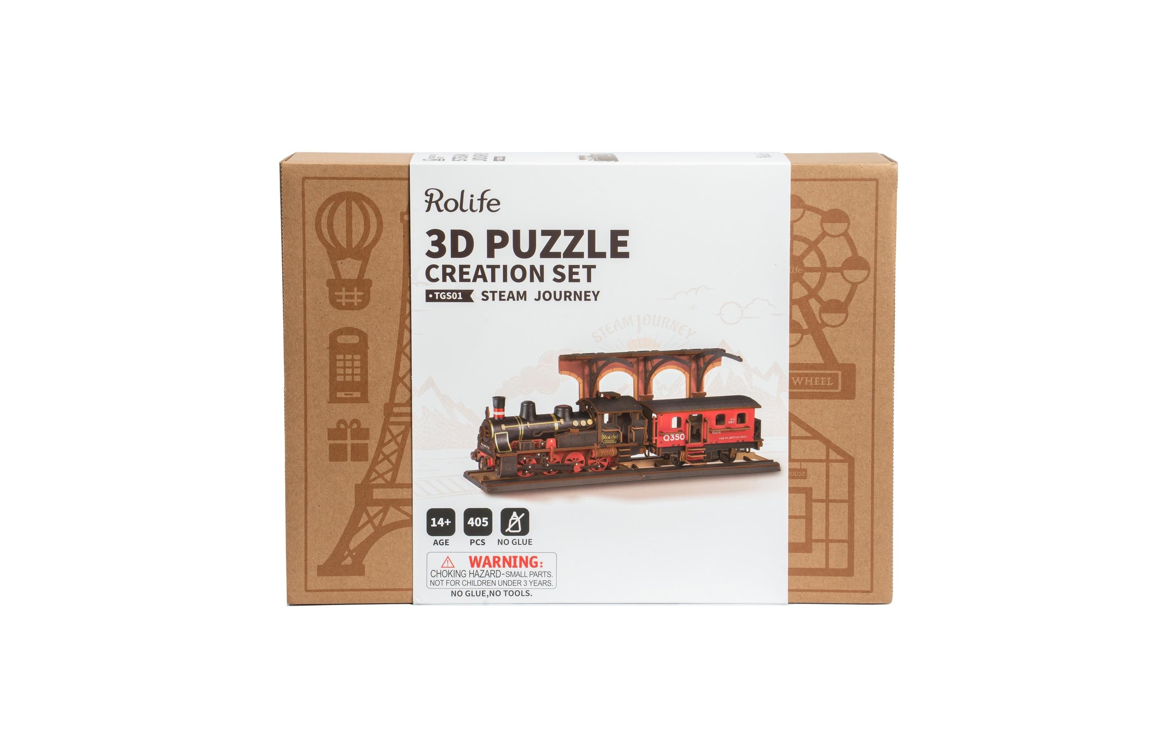 Image of Modellbausatz "RoboTime Steam Journey 365-teilig"