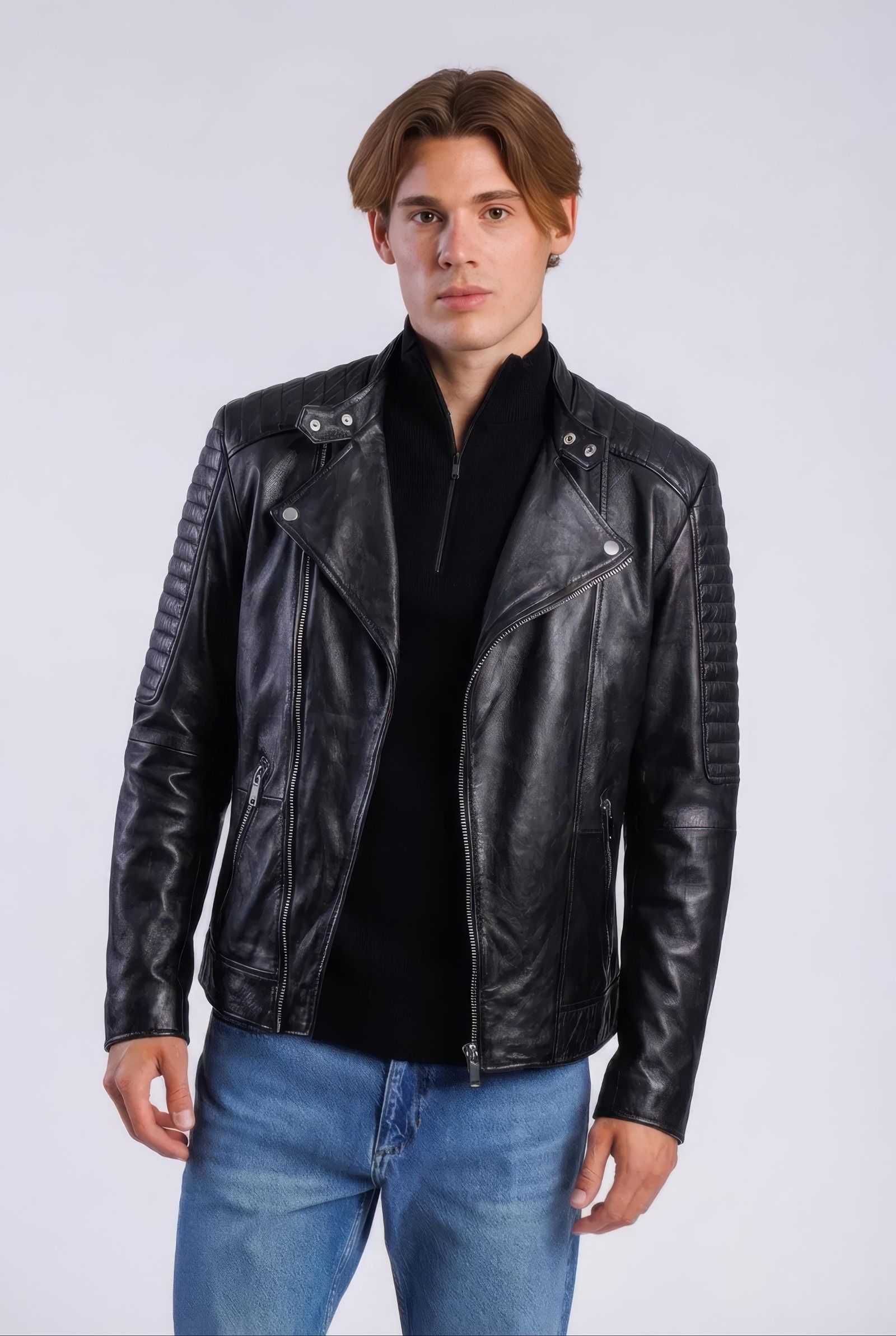Image of Freaky Nation Lederjacke "Crossover-FN"