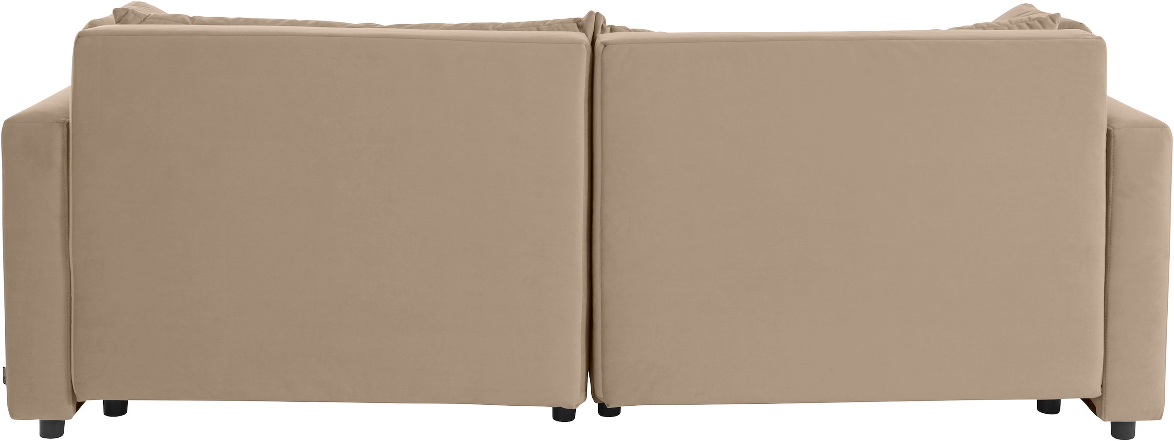 INOSIGN Ecksofa »Marva 3tlg. L-Form«, beide Armlehnelemente ausziehbar für Bettfunktion, mit Bettkasten