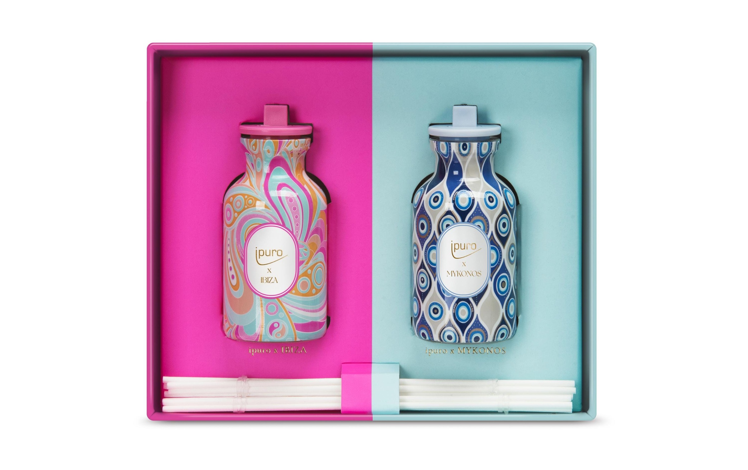 IPURO Duftstäbchen »Geschenkset Mykonos & Ibiza 2 x 50 ml«