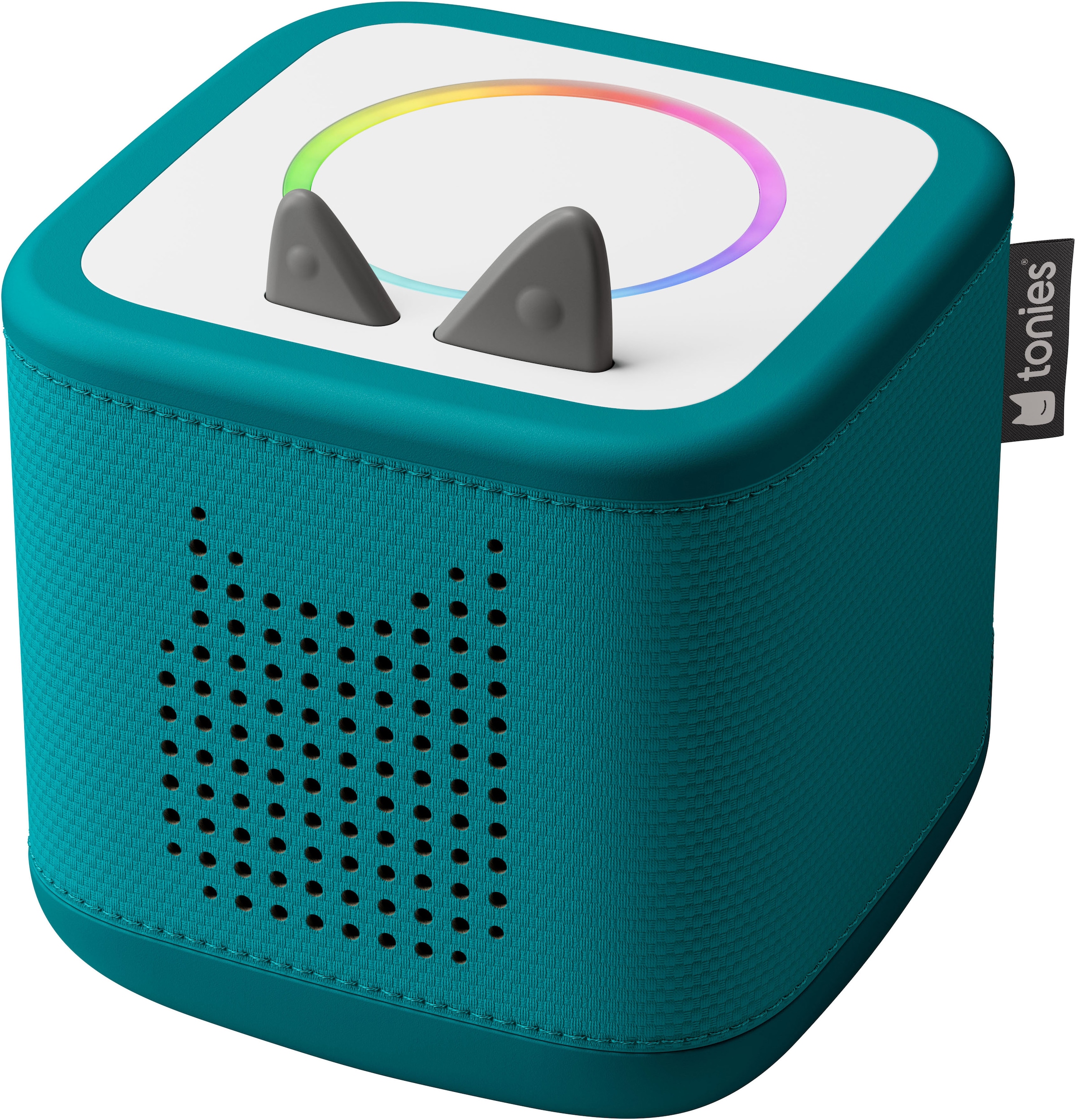 tonies Lautsprecher »Toniebox 2 Starter Set« Stereo (Bluetooth | WLAN Beleuchtungseffekte | Kabellos | Sleep Timer | Wecker 42 W)