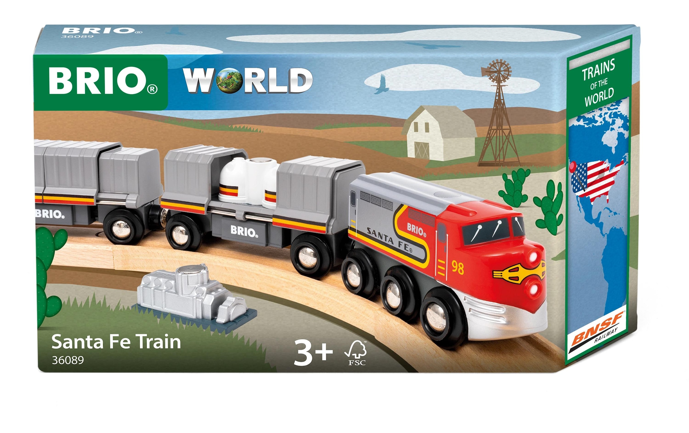 BRIO® Spielzeug-Eisenbahn »Santa Fe Train«