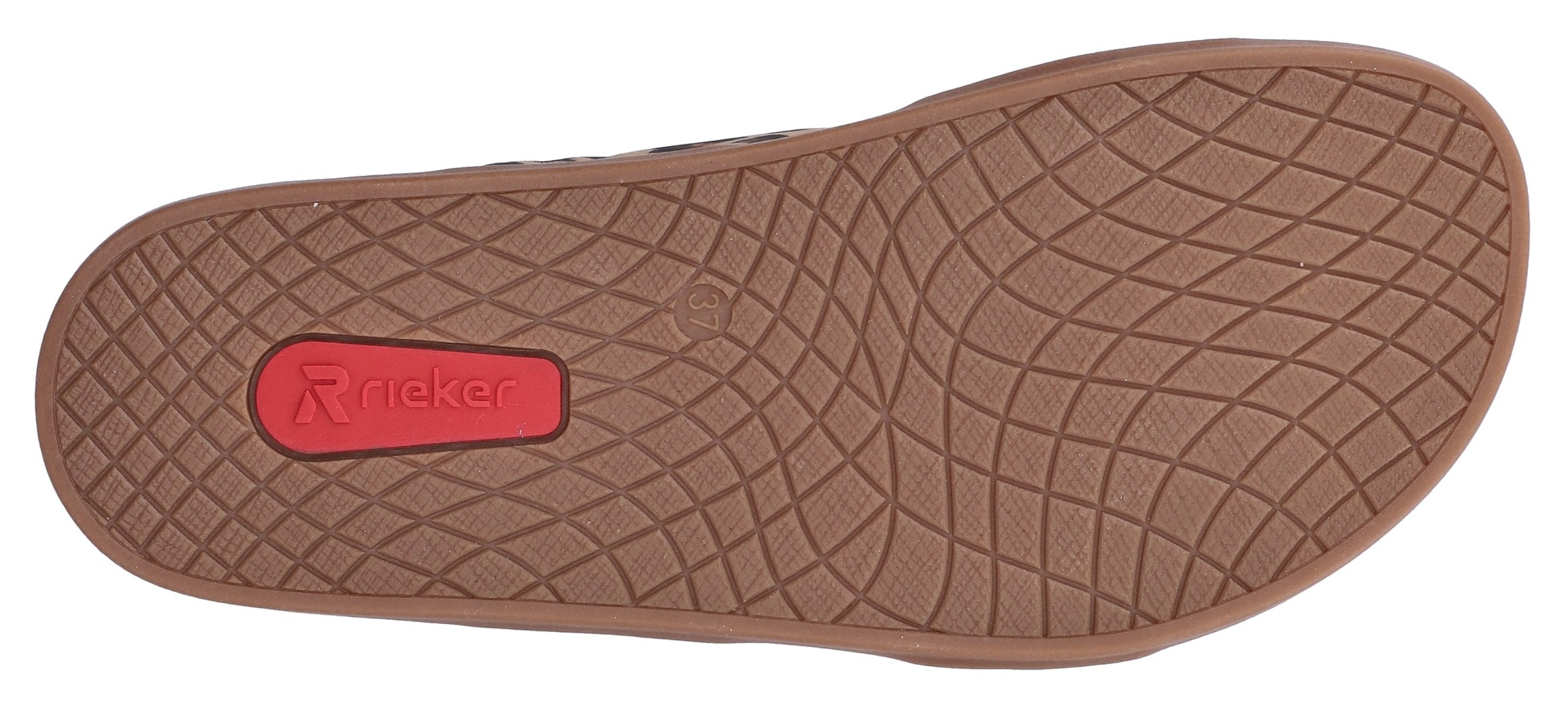 Rieker Pantolette  chaussure d’été, chaussure de plage, chaussure de vacances en look léopard