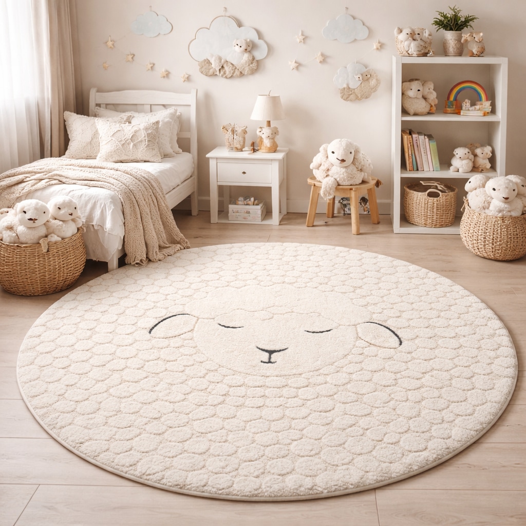 Image of the carpet Teppich "Elisa Kids" rund 12 mm Höhe Kids Kinderzimmer Teppich strapazierfähig und pflegleicht