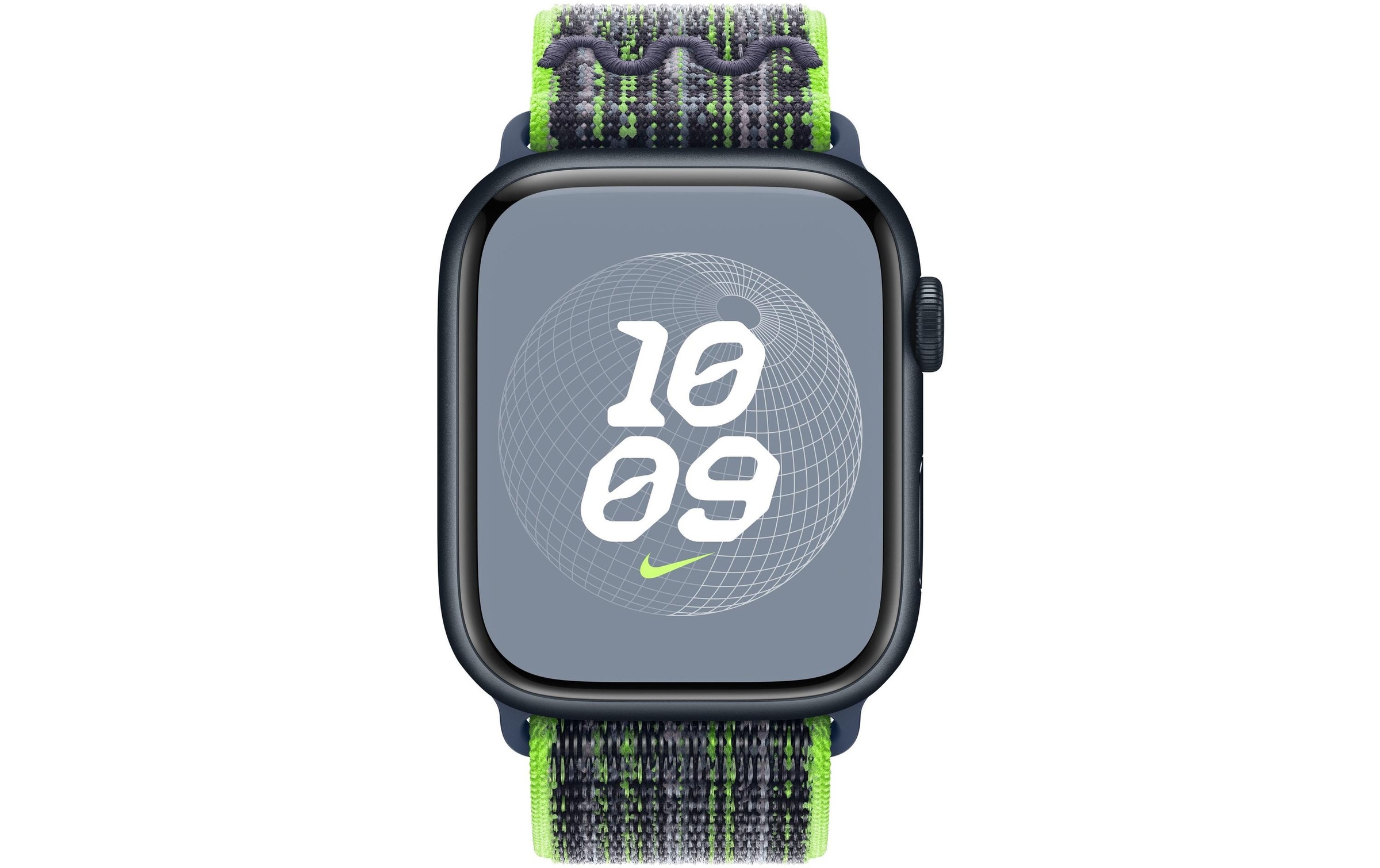 Apple Smartwatch-Armband Nike Sport Loop, 45 mm, Bright Green/Blau