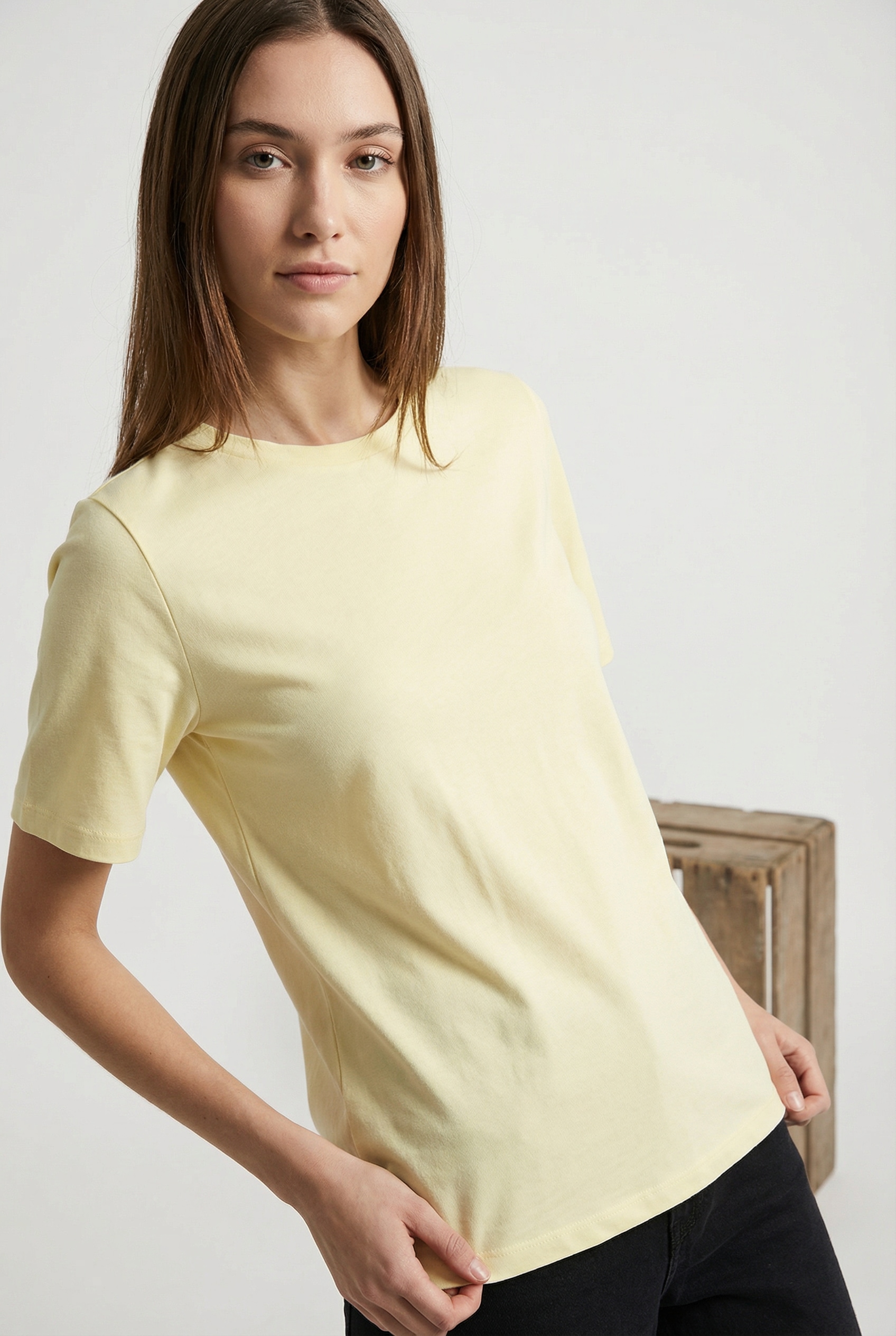 Image of ONLY Kurzarmshirt "ONLONLY S/S TEE JRS NOOS" regular fit, casual, Single Jersey, Baumwolle, Rundhals