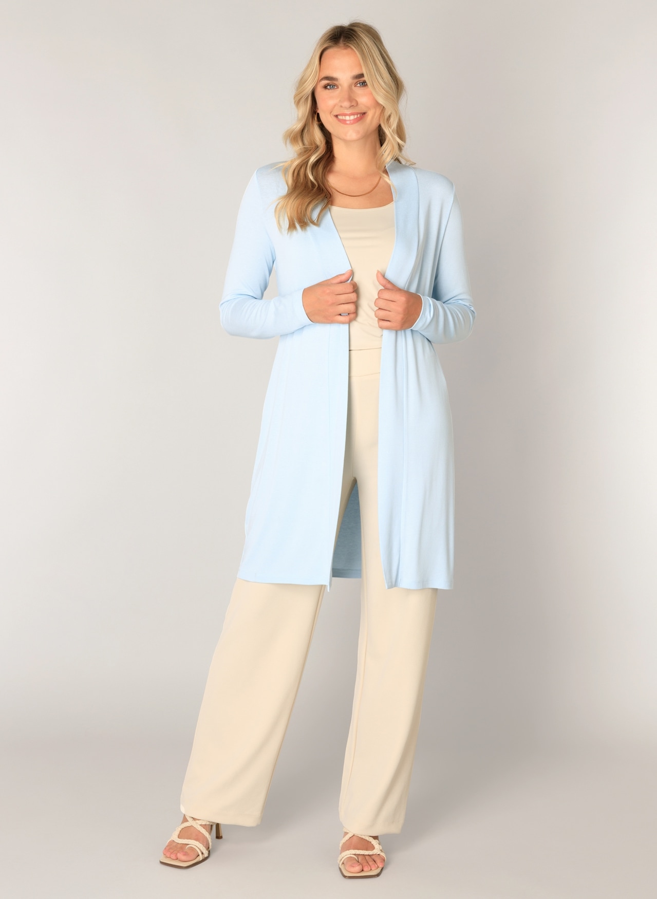 Base Level Cardigan long »Yayla long« ohne Verschluss