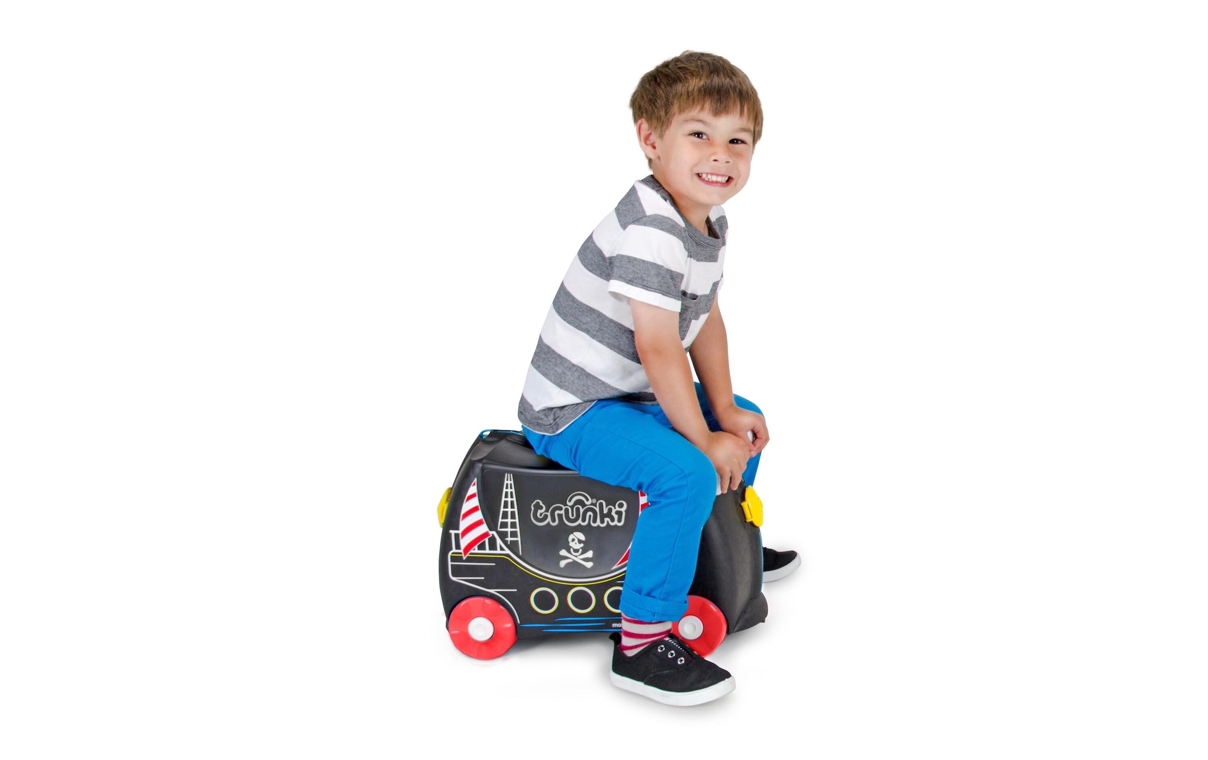 TRUNKI Trolley »Petro Pirat«, 4 Rollen