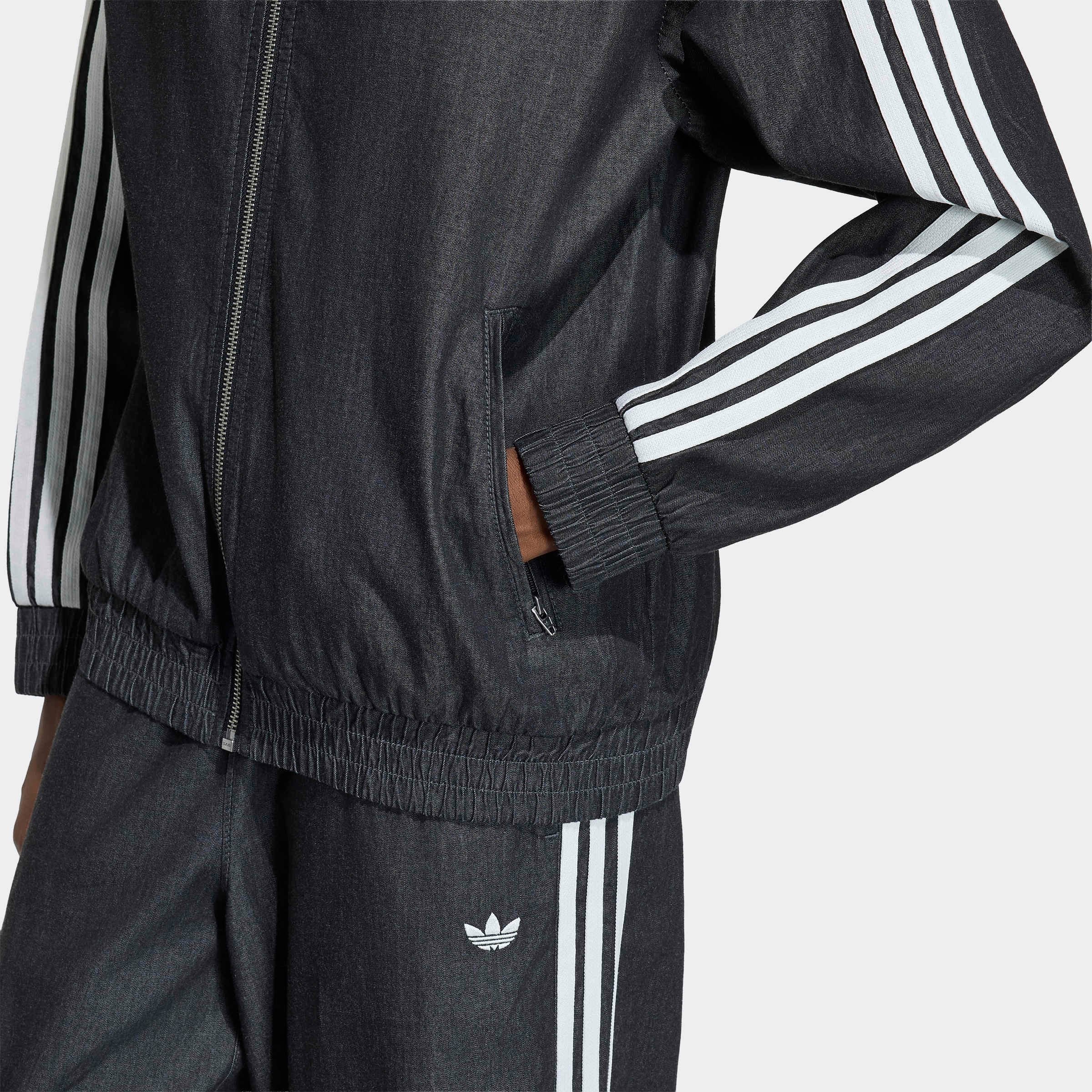 adidas Originals Outdoorjacke »ADIDAS ORIGINALS SUMMER GLOW LIGHT DENIM FIREBIRD TRACK« DENIM Jacke