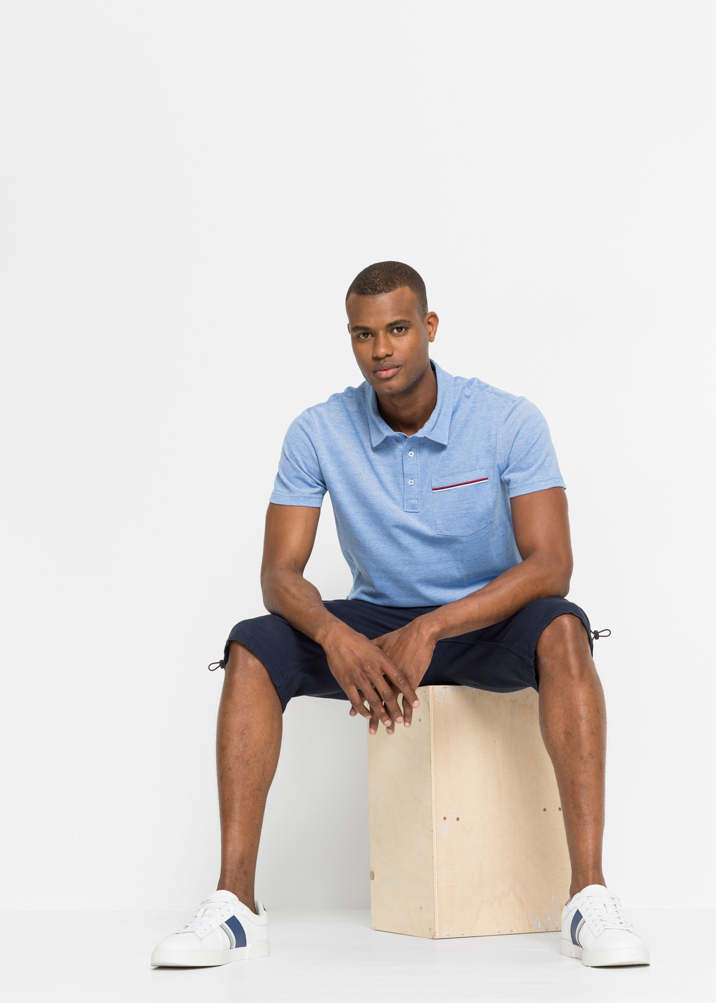 bonprix Poloshirt »Piqué-Poloshirt aus reiner Baumwolle (2er Pack)« Packung, 2, 2 Stk. Regular fit, Kurzarm, für Freizeit und Büro, aus Baumwolle