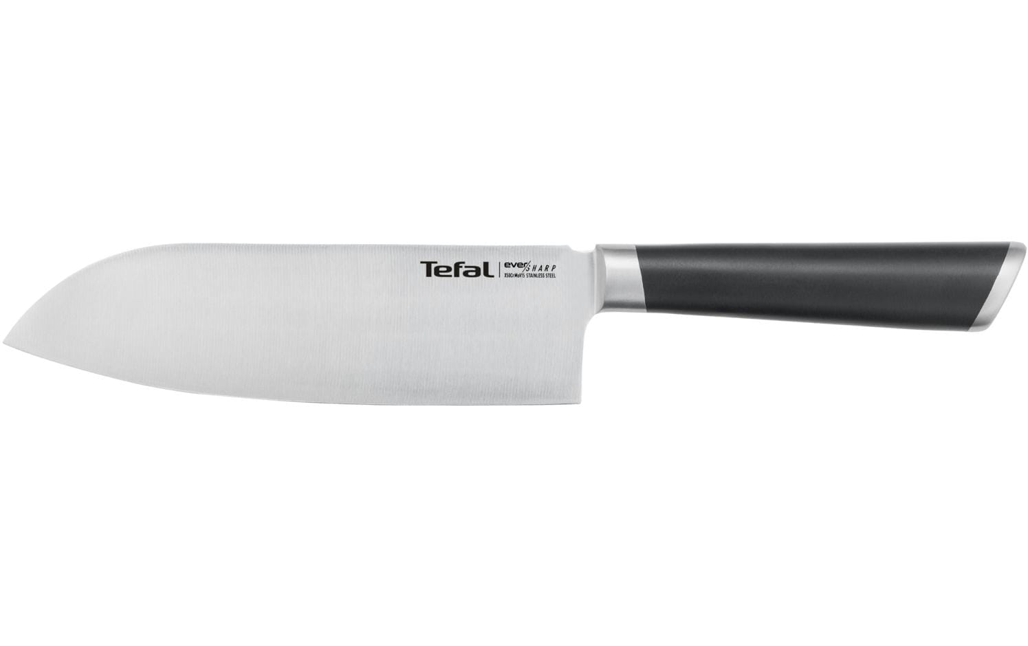 Tefal Santokumesser »Sharp Santokumesser 16.5cm«, (2 tlg., Kochmesser-Schärfer)