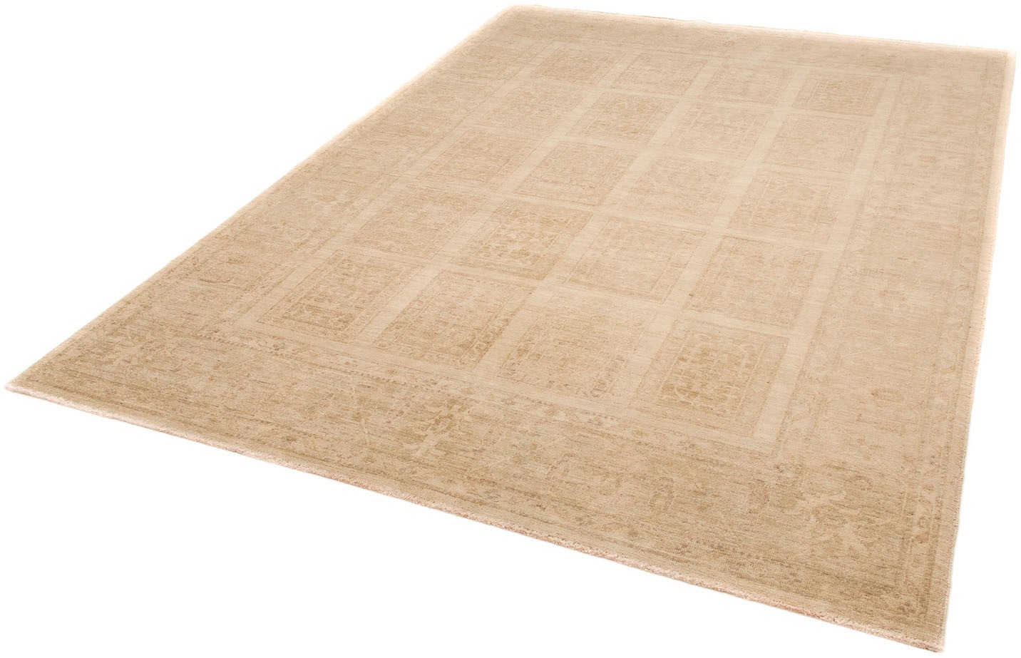Image of morgenland Orientteppich »Ziegler - 234 x 171 cm - beige«, rechteckig, 6 mm Höhe, Wohnzimmer, Handgeknüpft, Einzelstück mit Zertifikat bei Ackermann Versand Schweiz