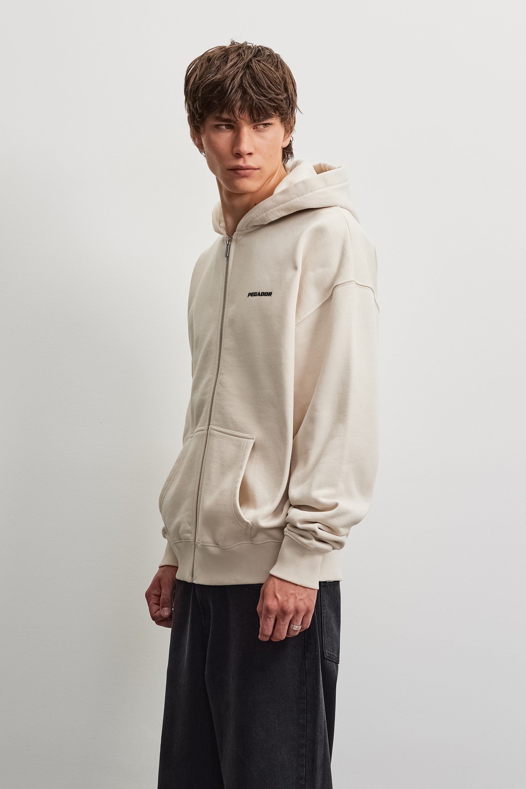 PEGADOR Sweat à capuche »Binibeca Oversized Sweat Jacket« mélange de coton, oversize