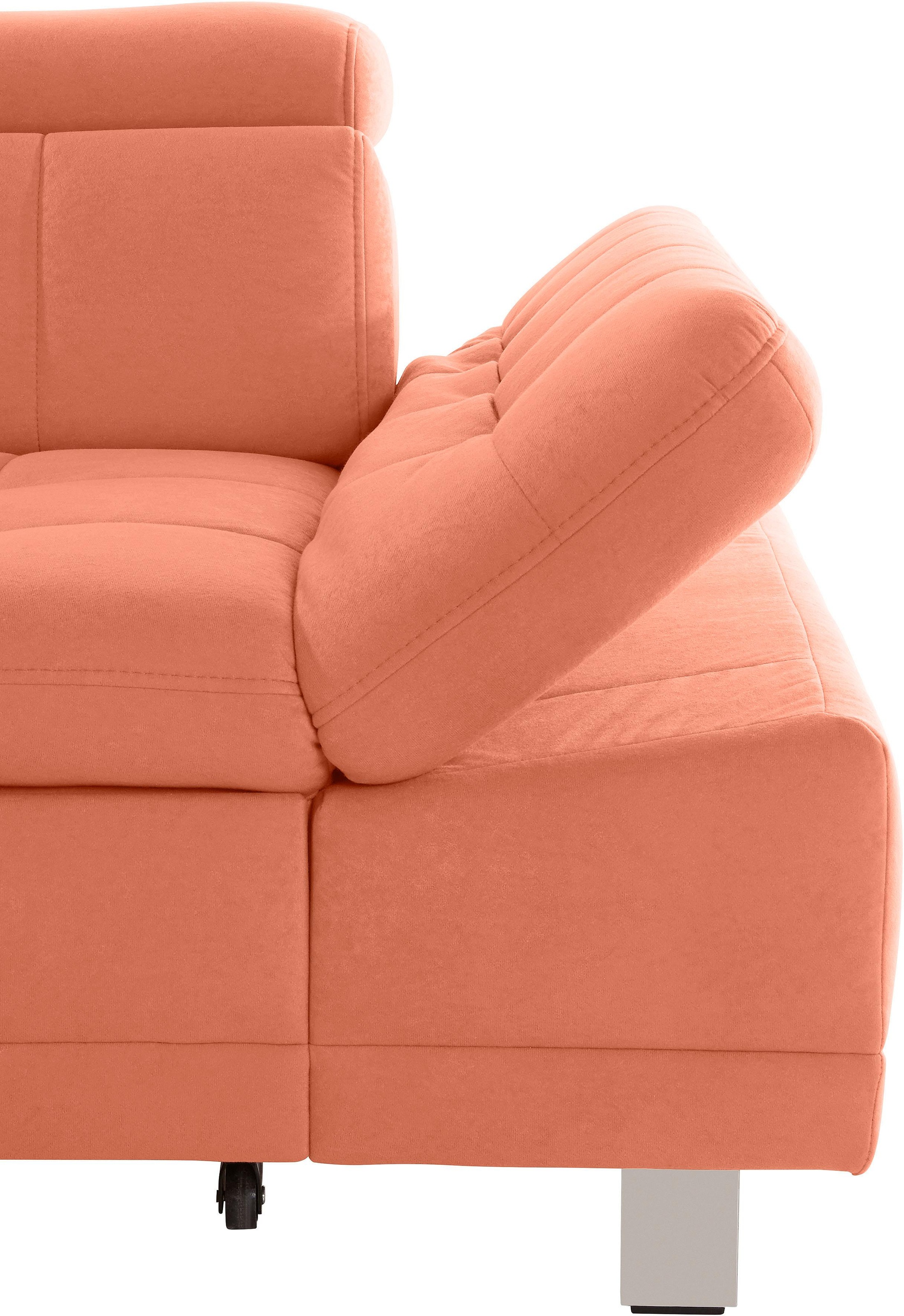 sit&more Ecksofa »Limit L-Form«, wahlweise mit Bettfunktion und Bettkasten