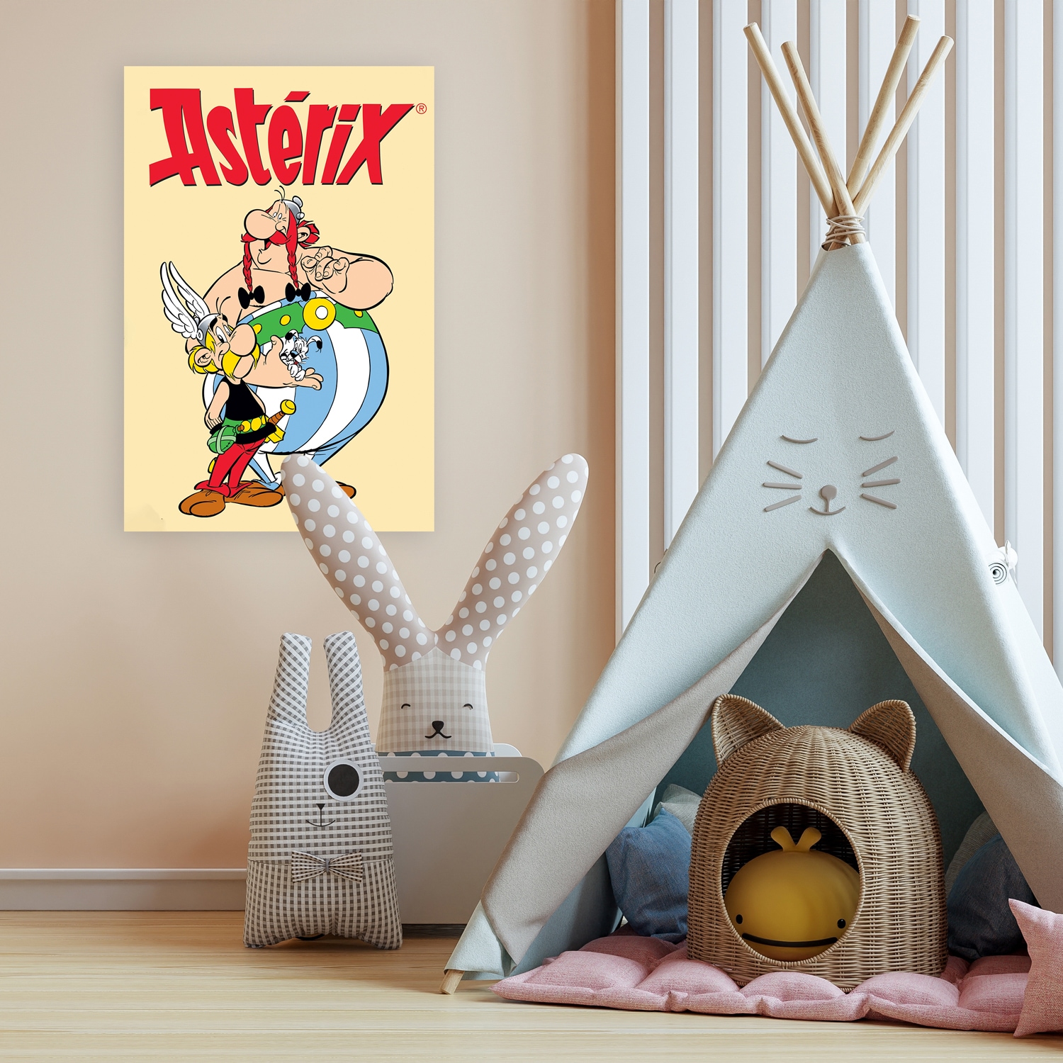 LuckyLinde Leinwandbild »Asterix und Obelix« Fantasy | Figuren | Film | Filmfiguren 1 Stk. tlg. Canvasbild Wanddeko Bild zum Film "Kampf der Häuptlinge"