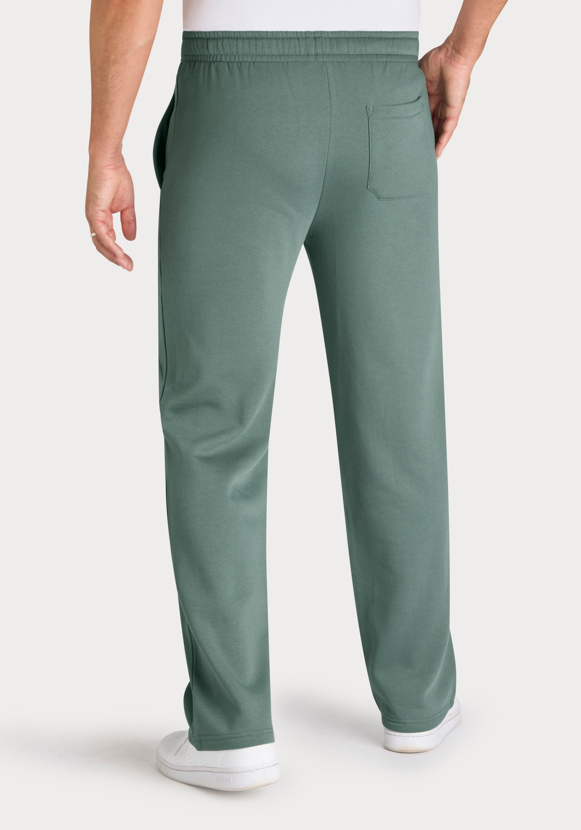 John Devin Pantalon sweat »- Jogginghose aus innen angerauter Sweatware«  mit breiter Kordel und seitlichen Taschen