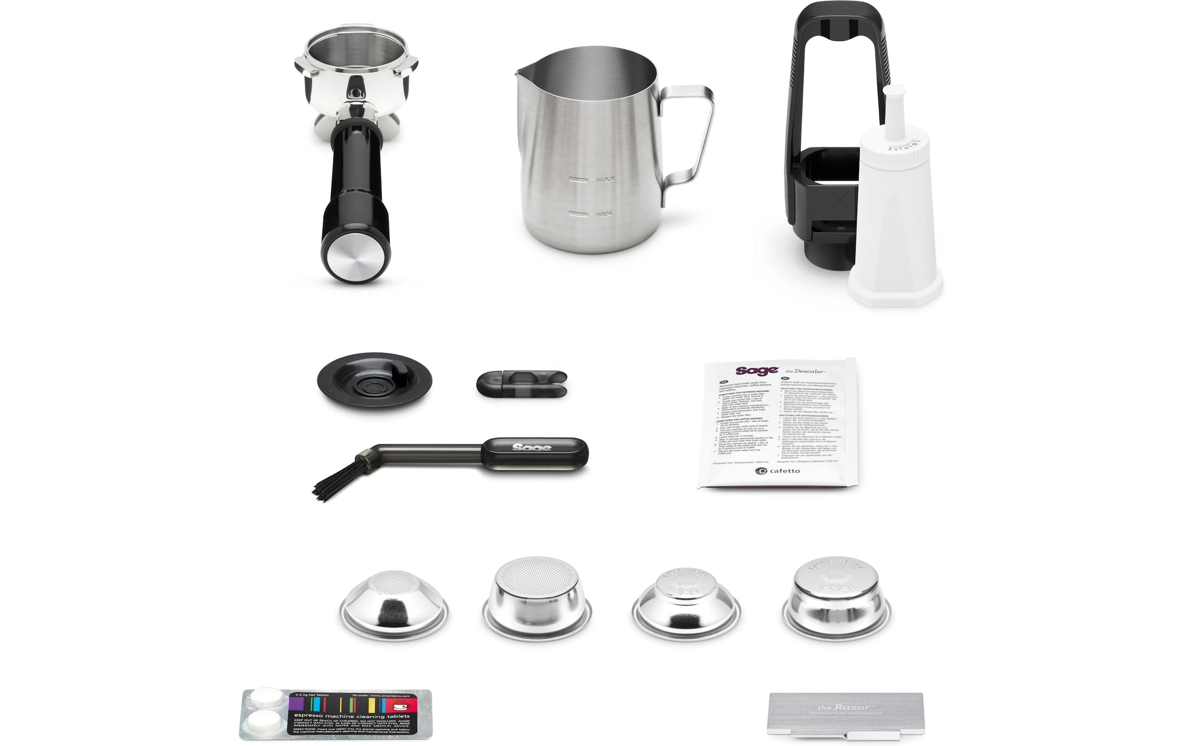 Sage Siebträgermaschine »Touch Impress Cold«, Milchschaumdüse