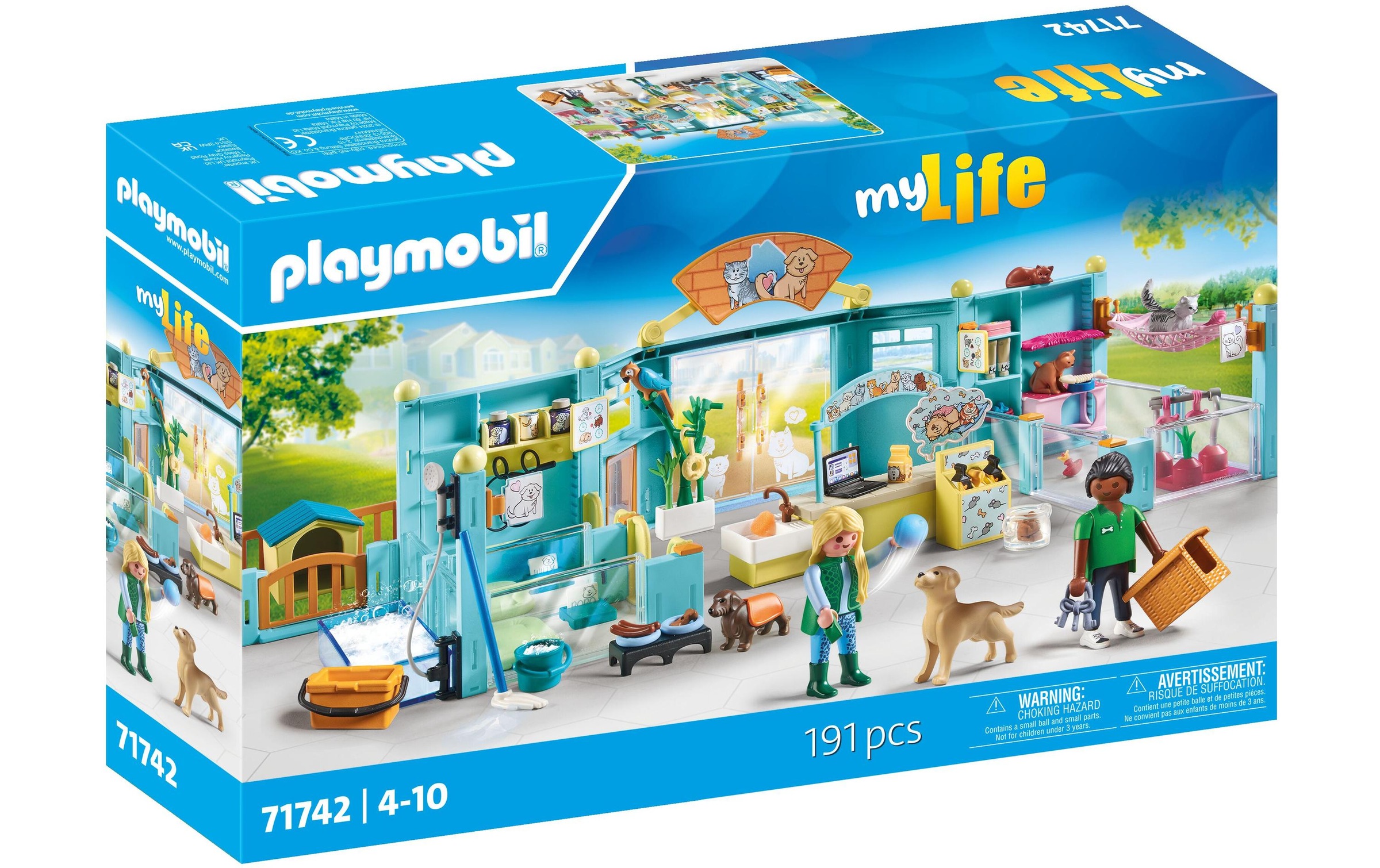 Image of Playmobil Spielbausteine "My Life Tierhotel 71742"