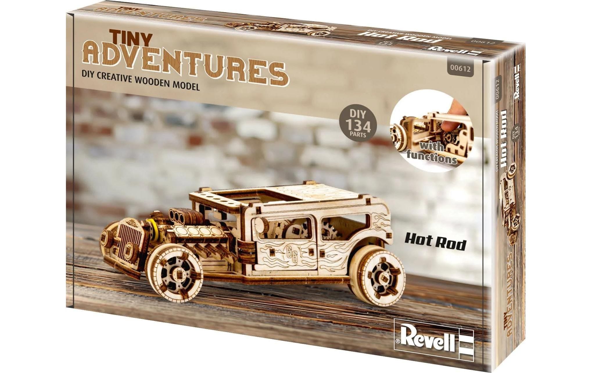 Revell® Modellbausatz »Revell Tiny Adventures, Hot Rod« 1:32 Made in Europe