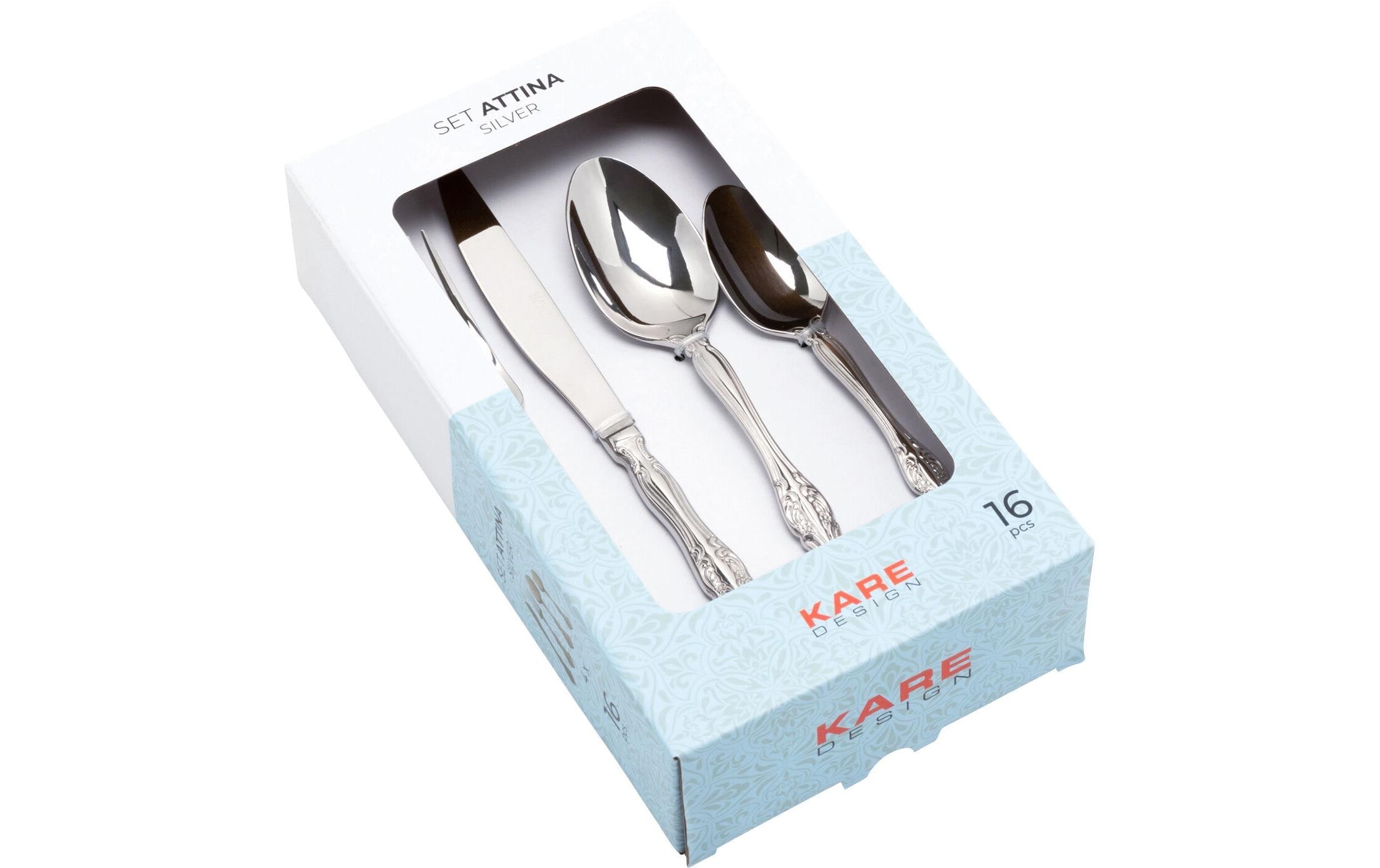 Kare Design Besteck-Set "Attina, 16-teilig"