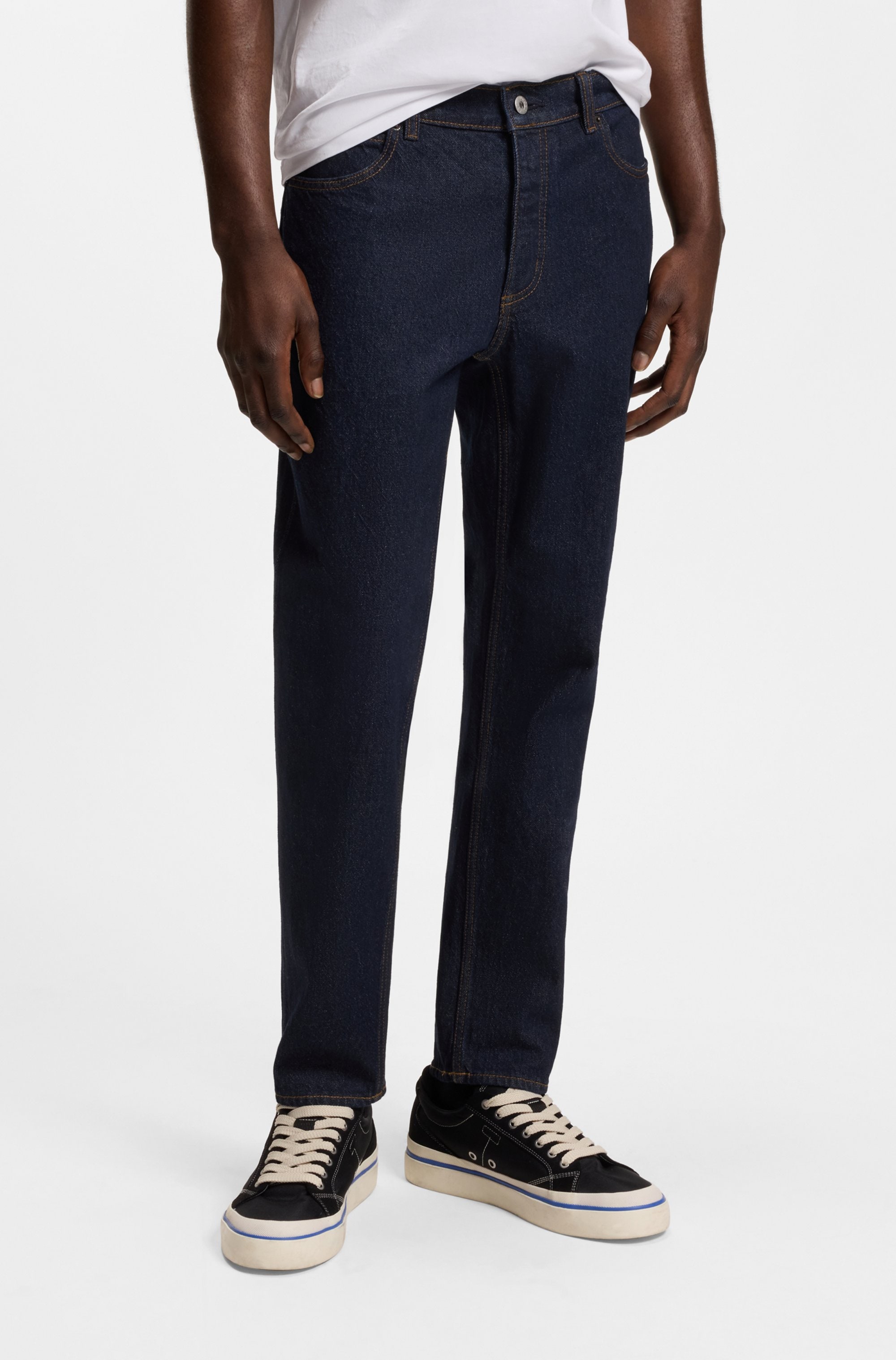 HUGO Tapered-fit-Jeans »Brody« mit Stone-washed-Finish