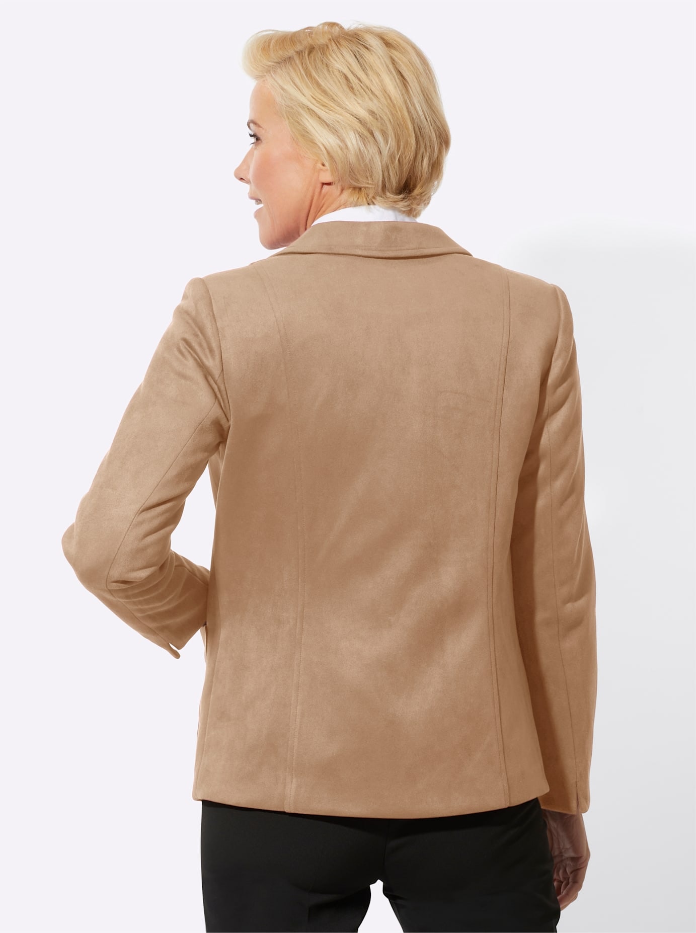 Classic Jackenblazer »Lederimitat-Blazer«