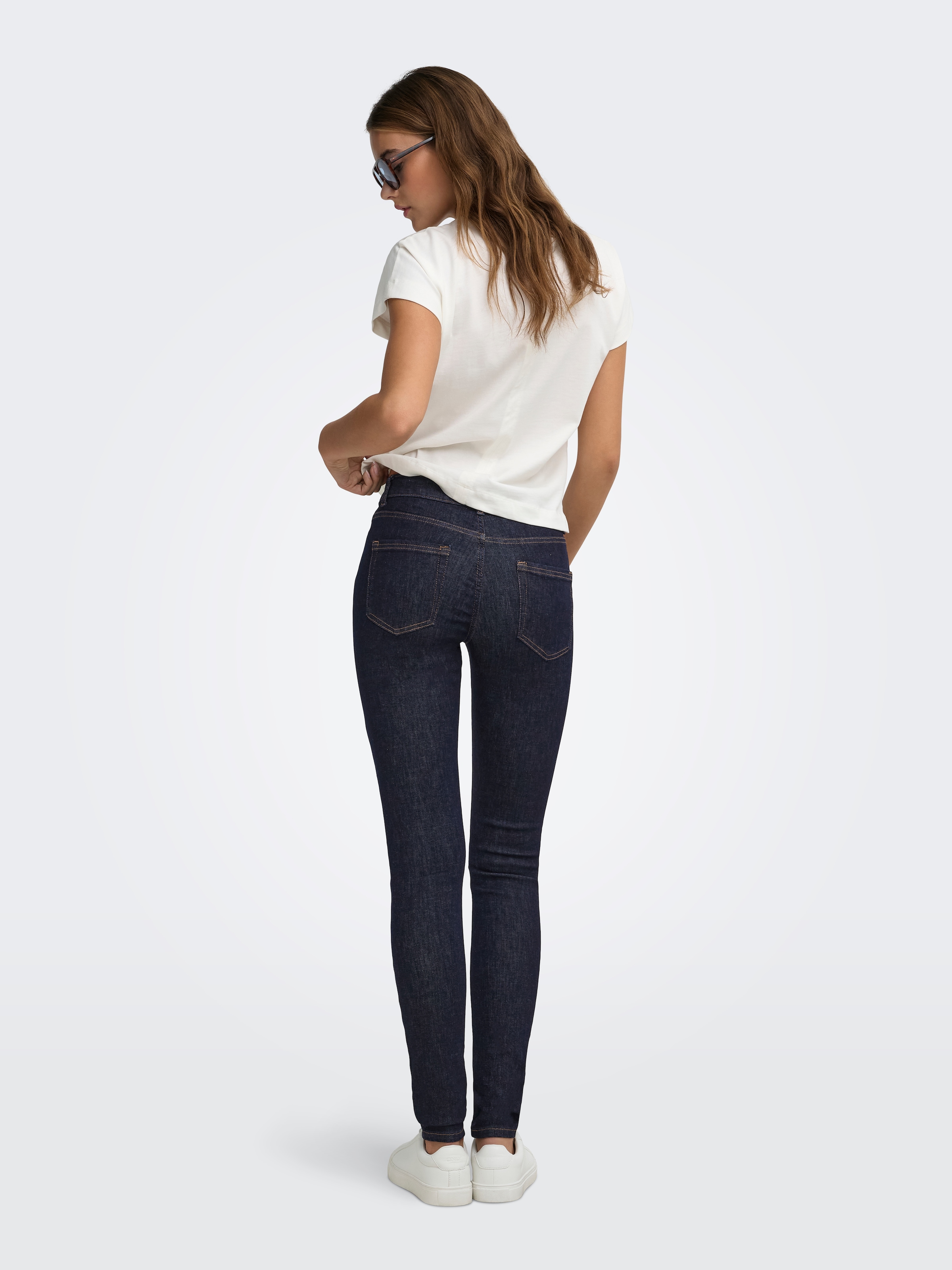 ONLY Skinny-fit-Jeans »ONLBLUSH MID SKINNY TAI774 DNM« Baumwollmischung, skinny fit