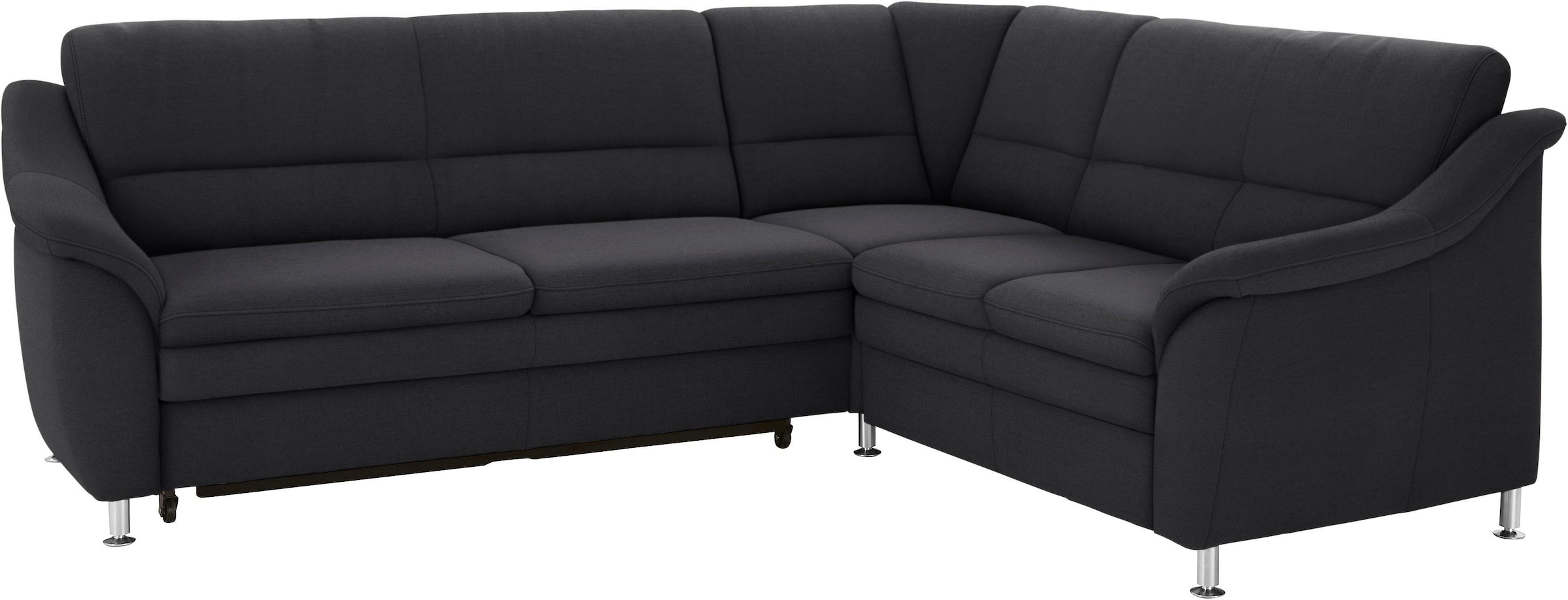 sit&more Canapé d'angle »Cardoso L-Form« mit Federkern, wahlweise mit Bettfunktion und Schubkasten