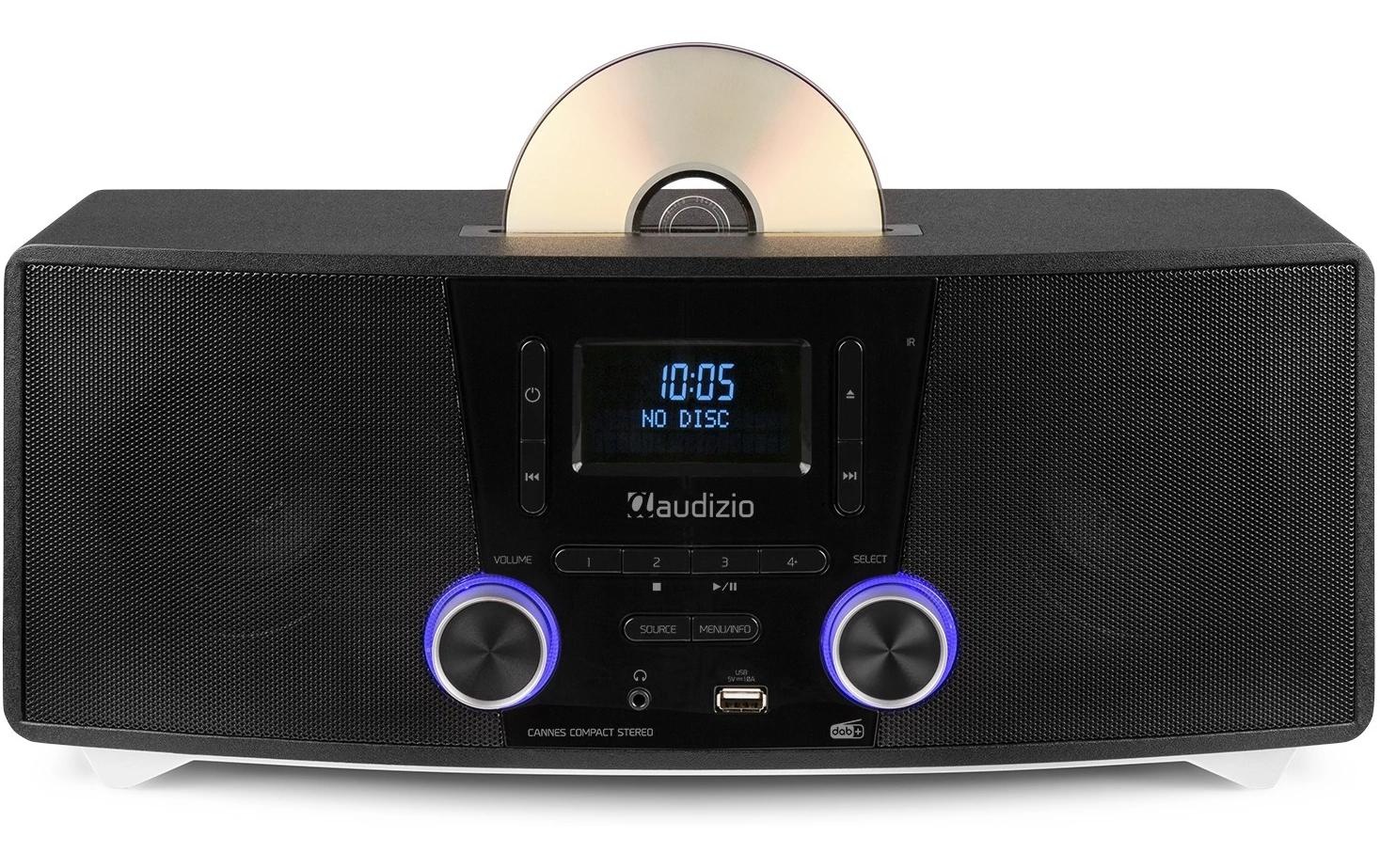 Microanlage »Audizio Cannes«, (Digitalradio (DAB+)-FM-Tuner)