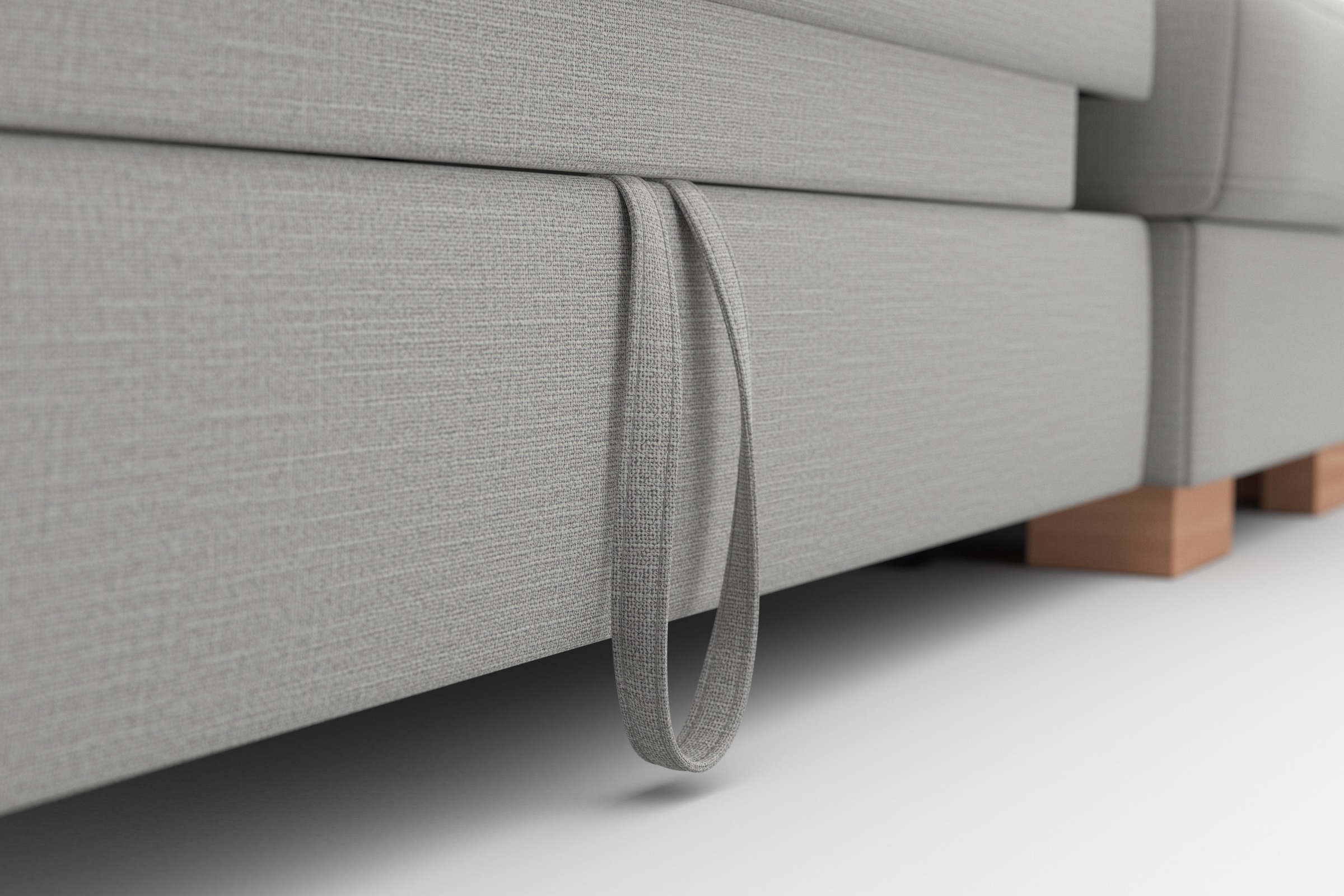 sit&more Ecksofa »Quincy L-Form«, wahlweise mit Bettfunktion und Bettkasten