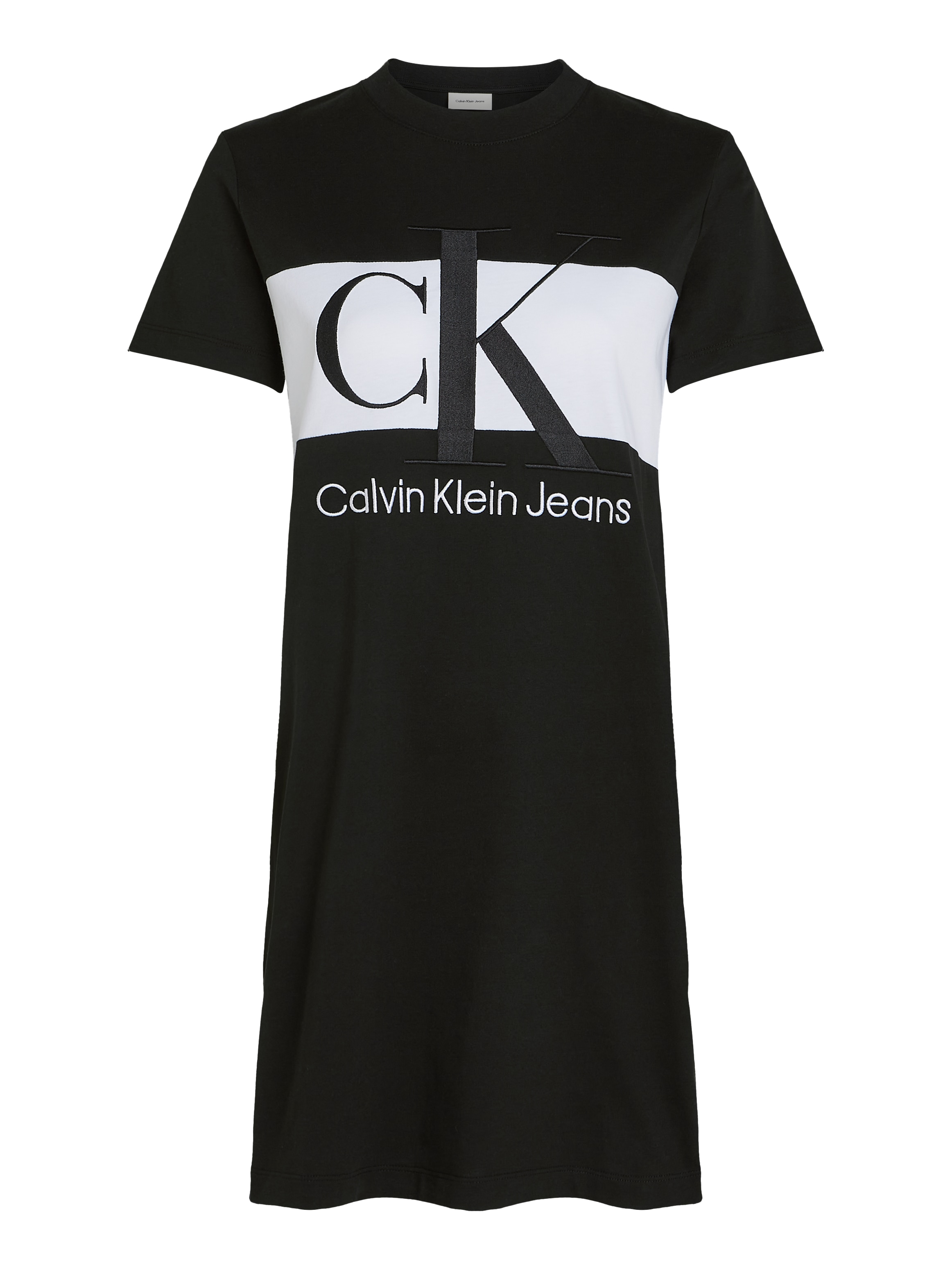 Calvin Klein Jeans Shirtkleid »BLOCKING T-SHIRT DRESS«, mit grosser Stickerei