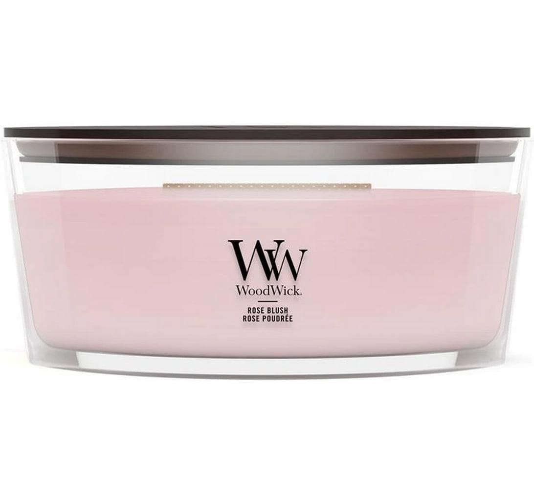 Image of Woodwick Duftkerze "Rose Blush Ellipse"