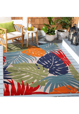Sanat Teppich »Floral«, rechteckig, 6 mm Höhe, In- und Outdoor geeignet, florales... kaufen