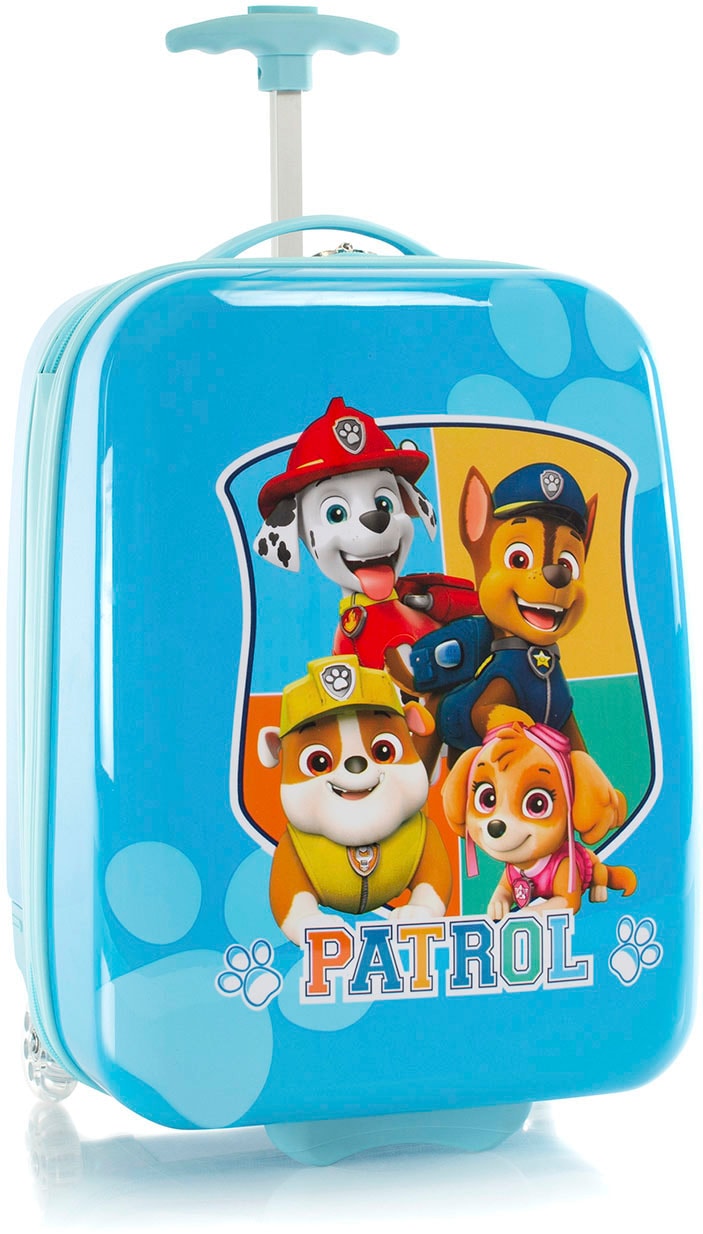 Heys Kinderkoffer »Paw Patrol hellblau, 46 cm«, 2 Rollen, Heys x Joachim Llambi Kindertrolley Handgepäck-Koffer