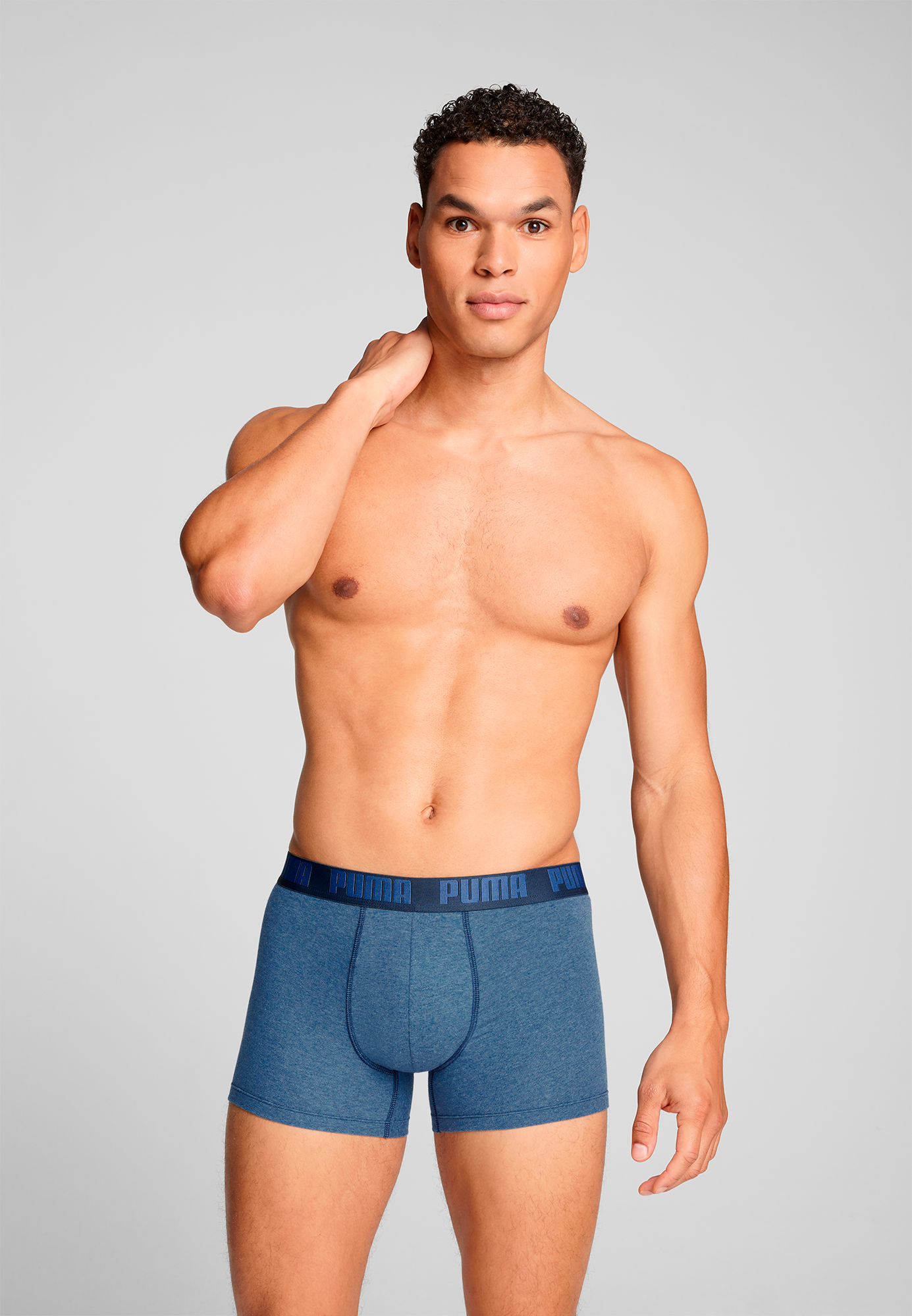 PUMA Boxer »PUMA MEN EVERYDAY BASIC BOXERS 2P« Packung, 2er-Pack,  mit Puma Webbund