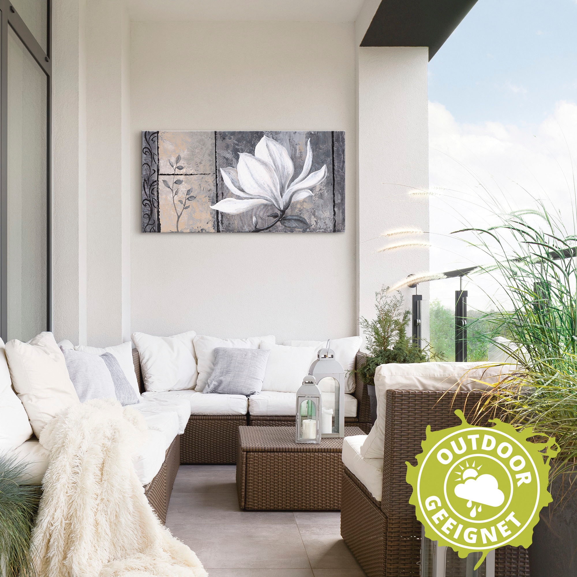Artland Wandbild »Klassische Magnolie«, Blumen, (1 St.), als Alubild, Outdoorbild, Leinwandbild, Poster, Wandaufkleber