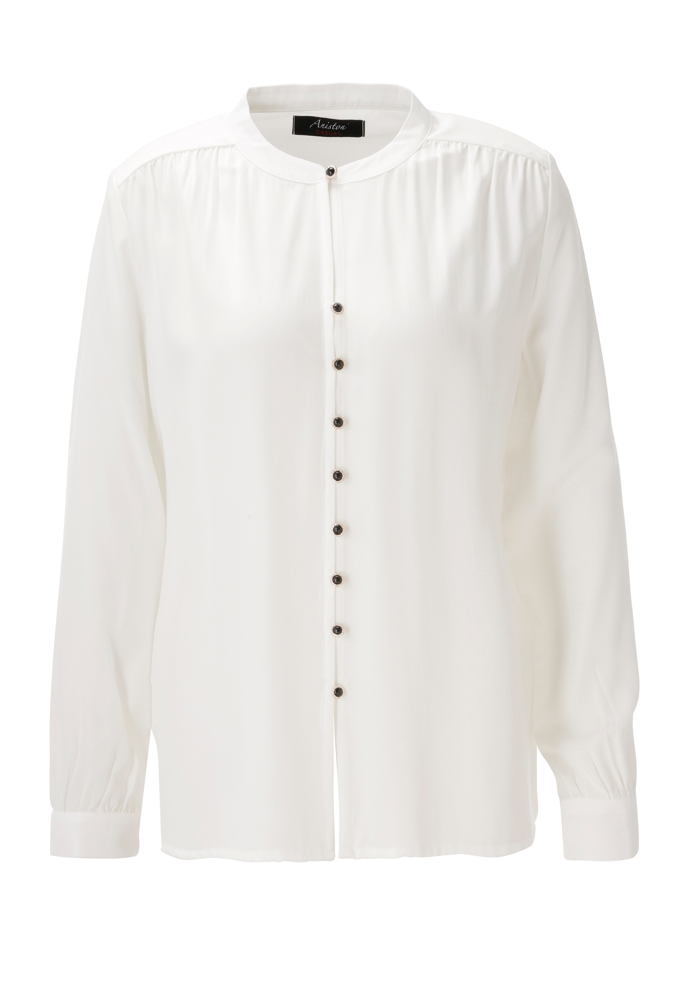 Aniston CASUAL Blouse à manches longues fermeture avec boutons décoratifs - NOUVELLE COLLECTION
