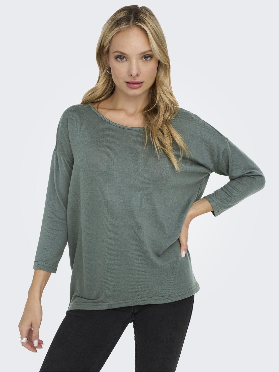 Image of ONLY 3/4-Arm-Shirt "ONLELCOS 4/5 SOLID TOP"