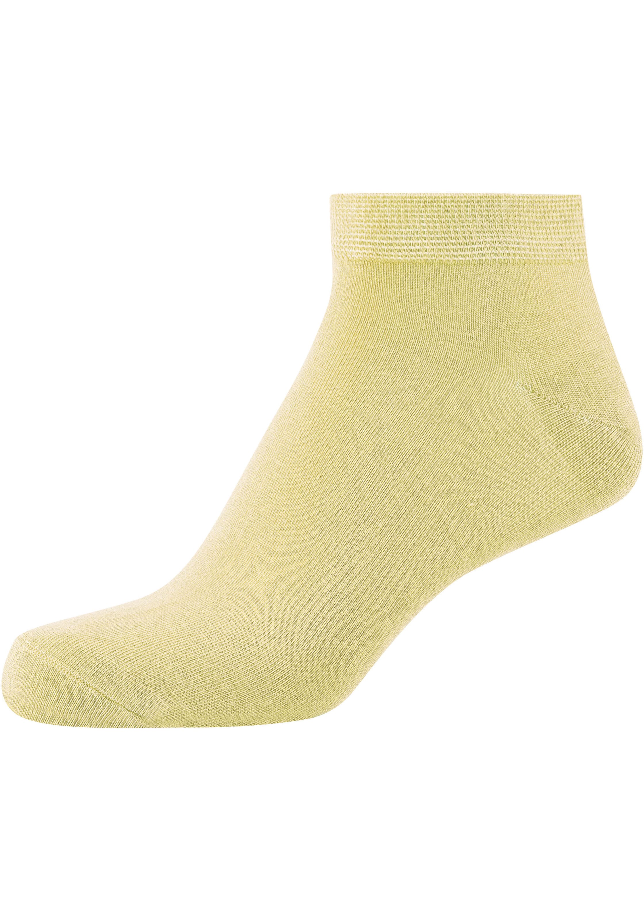Camano Chaussettes courtes »silky touch« 6 Couple tlg. mit hautfreundlichem Gewebe